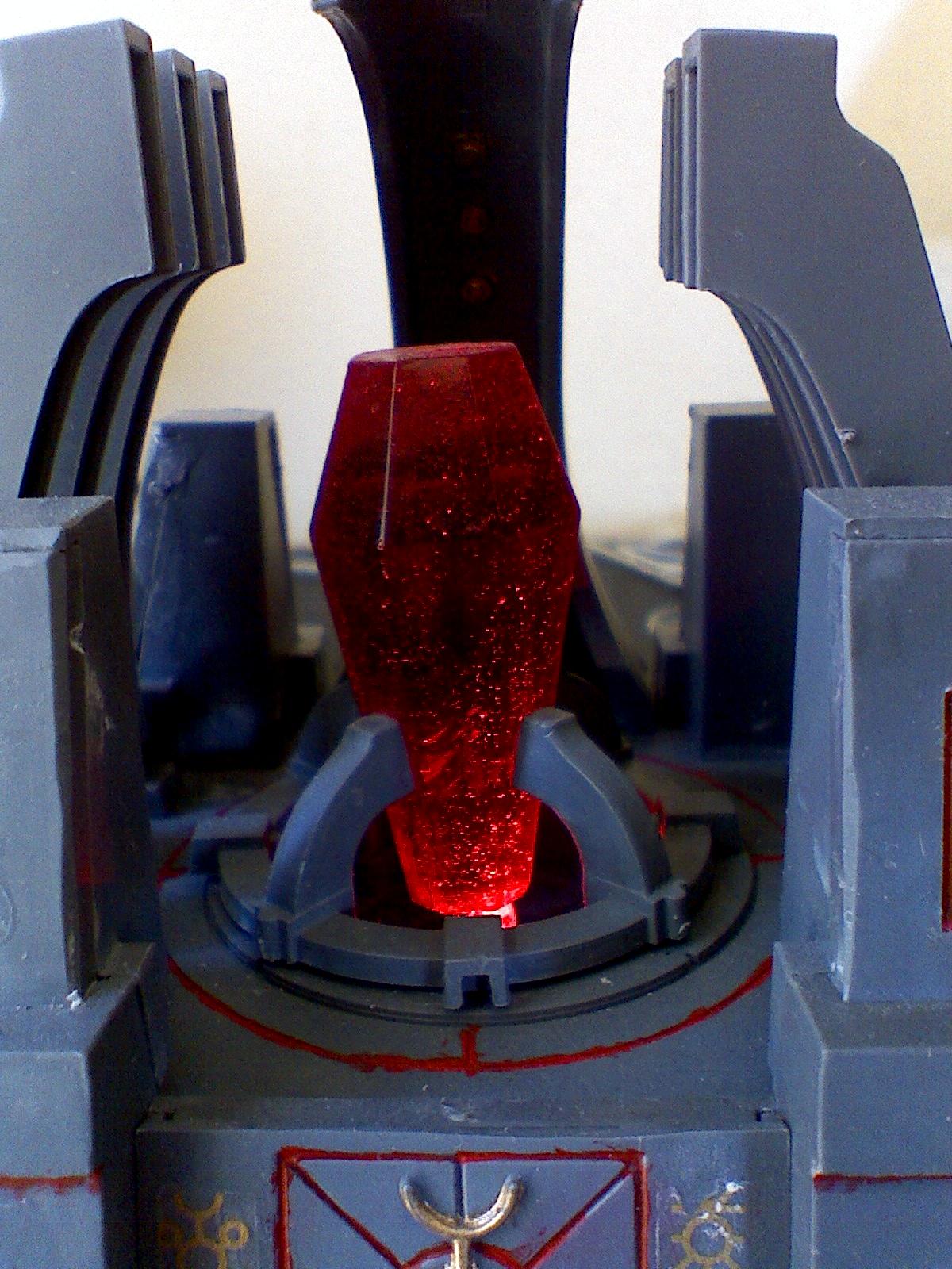 Light, Monolith, Necrons, Red, Warhammer 40,000