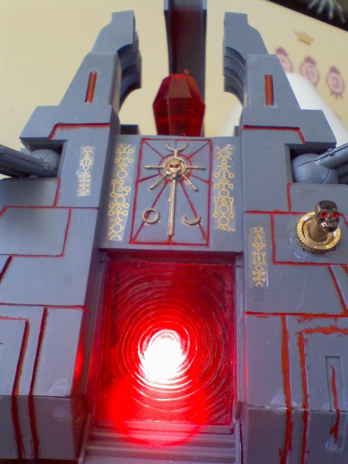 Light, Monolith, Necrons, Red, Warhammer 40,000