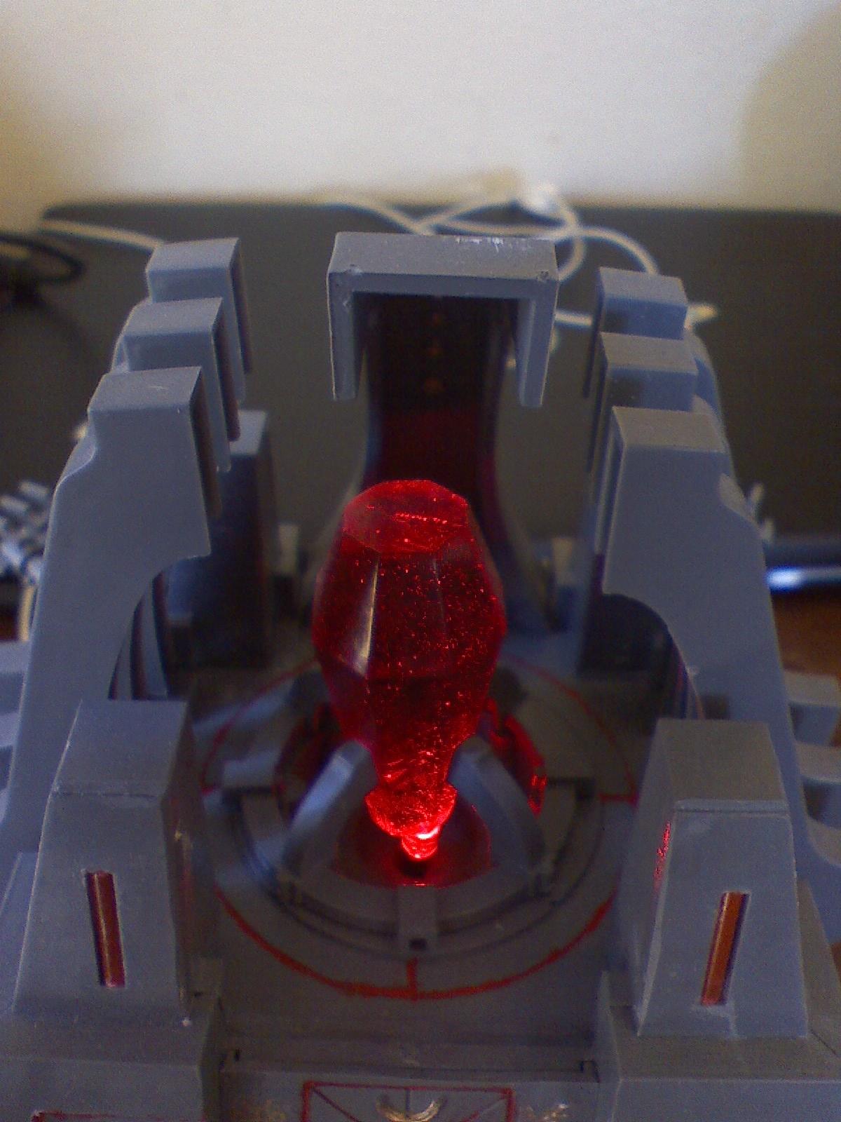 Light, Monolith, Necrons, Red, Warhammer 40,000