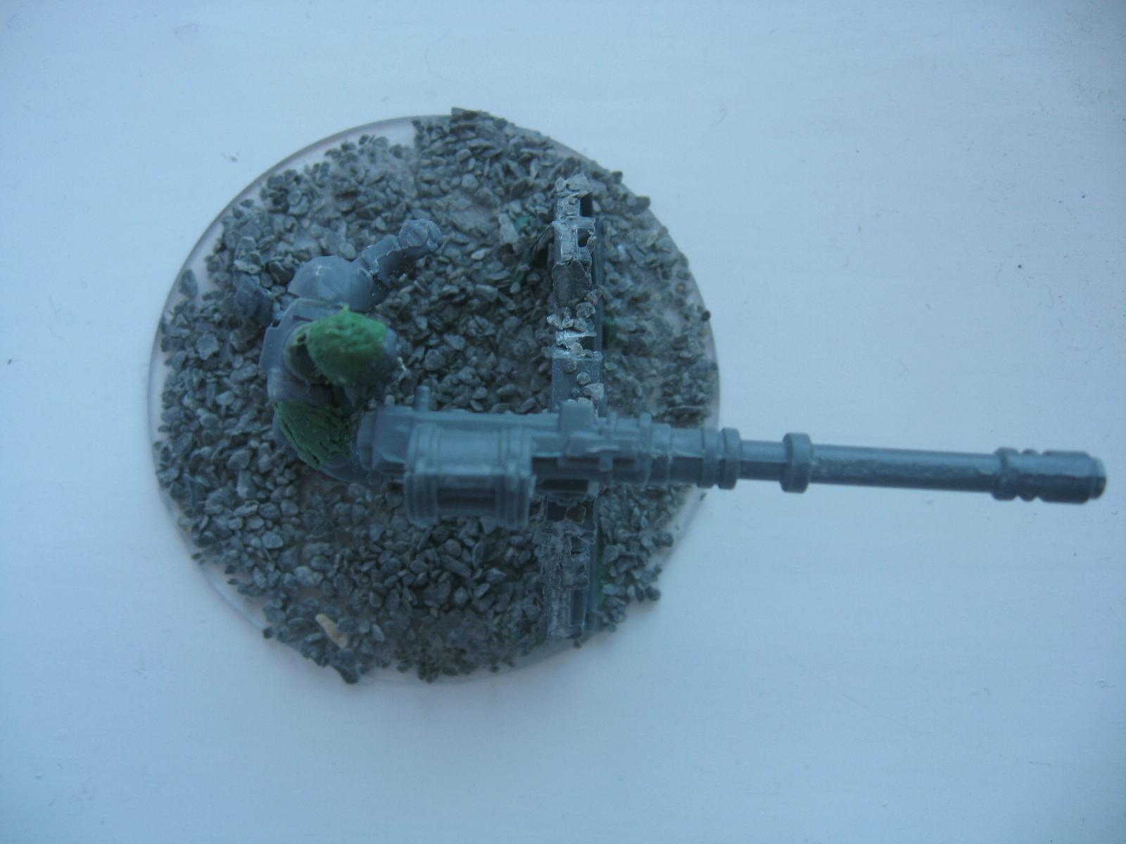 Autocannon, Cultist, Greenstuff, Sculpting