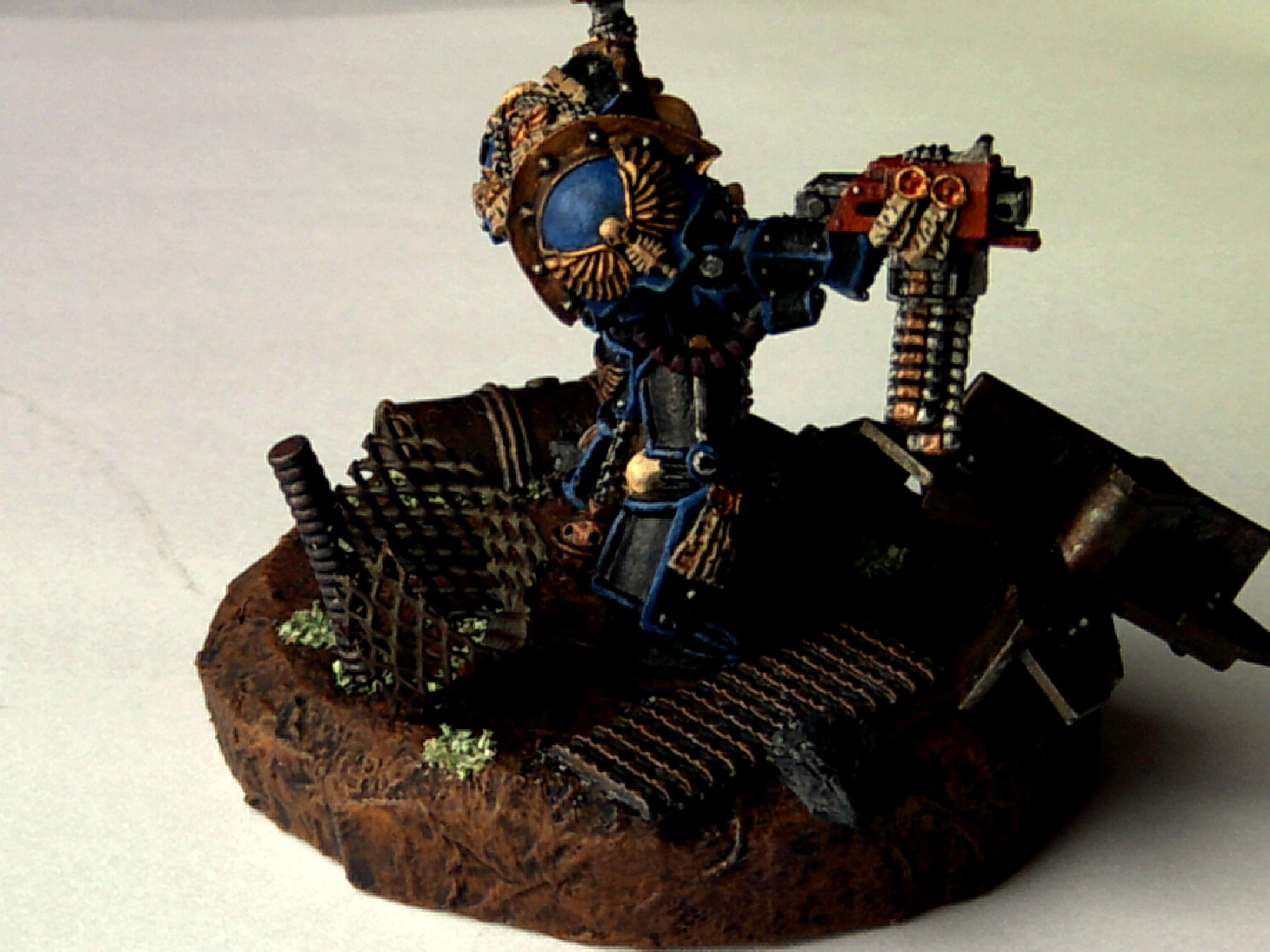 Chaplain, Space Marines, Terminator Armor, Ultramarines