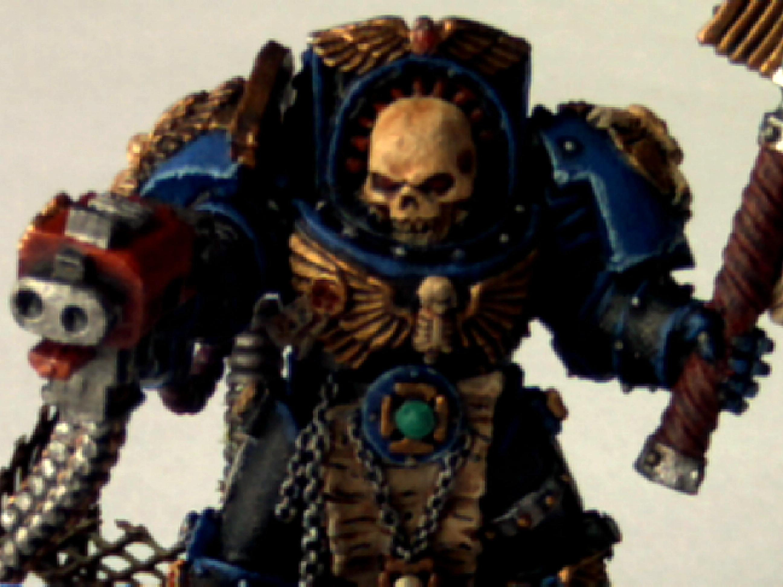 Chaplain, Space Marines, Terminator Armor, Ultramarines