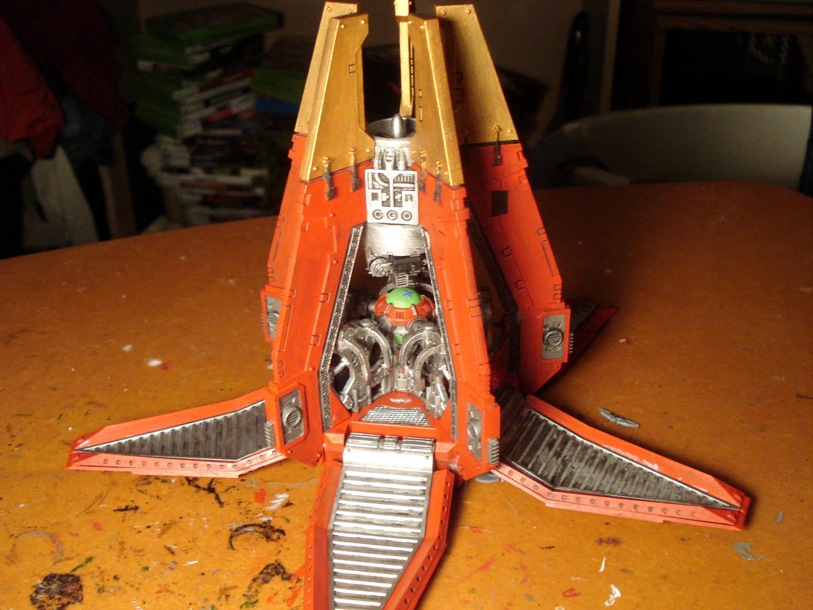 Blood Angels, Drop Pod, Space Marines, Warhammer 40,000, Work In Progress