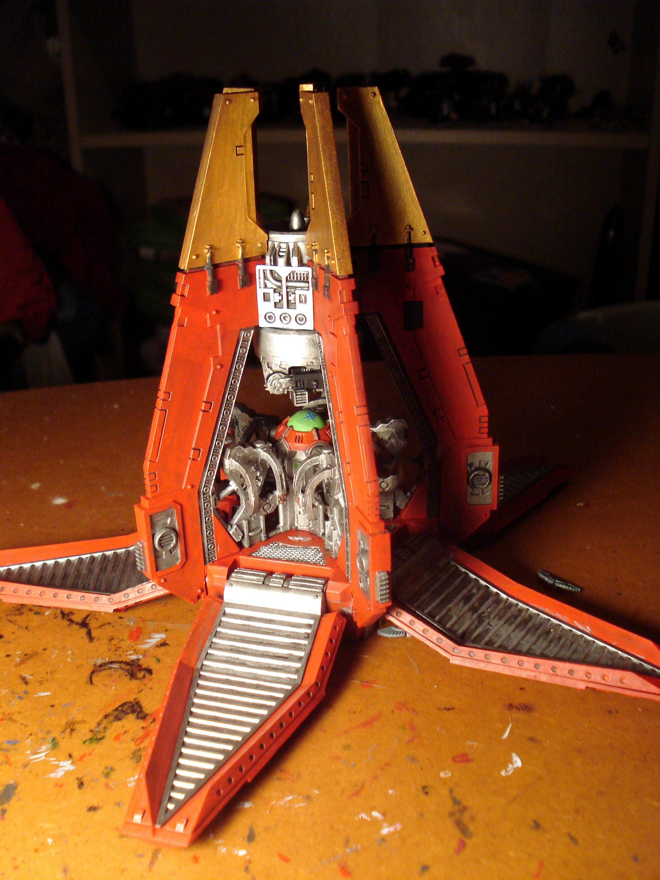 Blood Angels, Drop Pod, Space Marines, Warhammer 40,000, Work In Progress