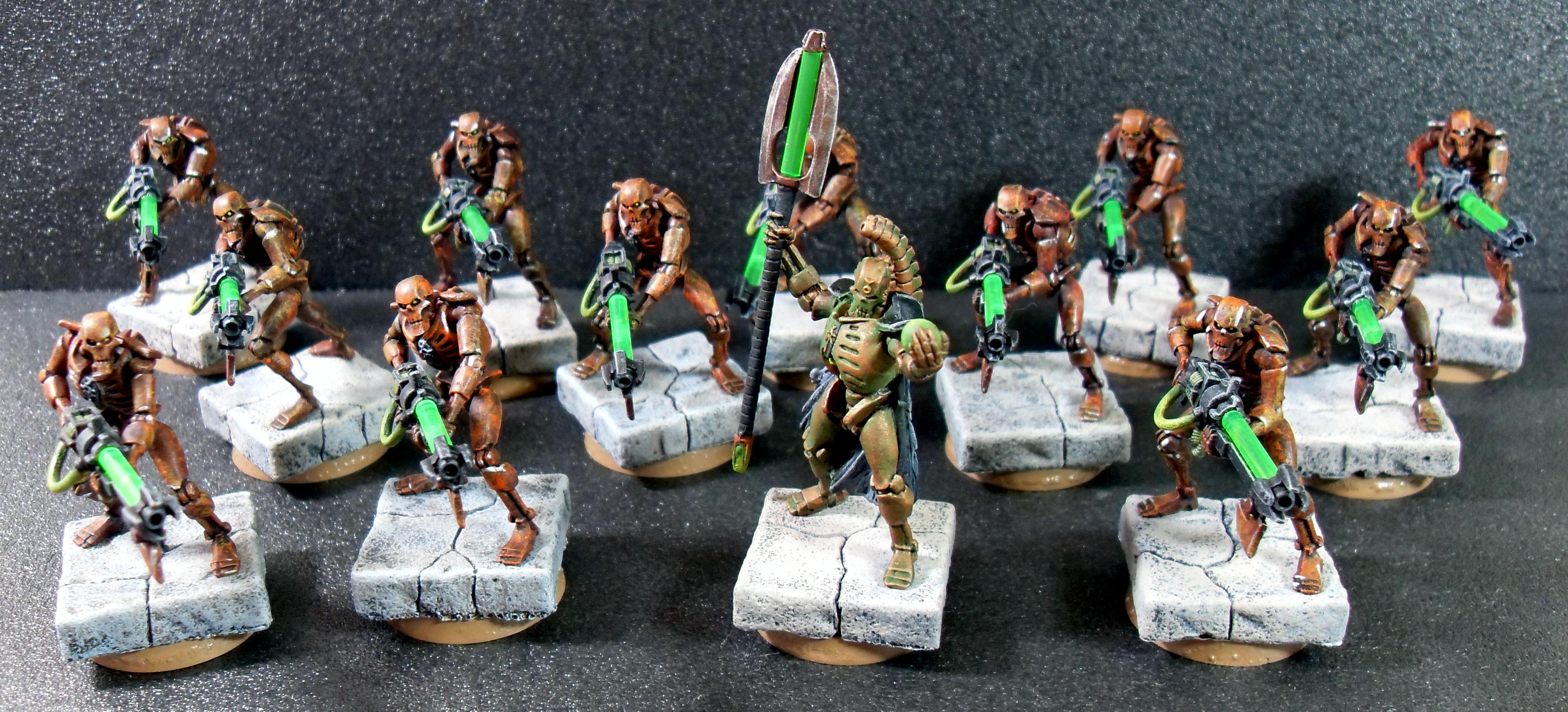 Necron Warrios and Lord
