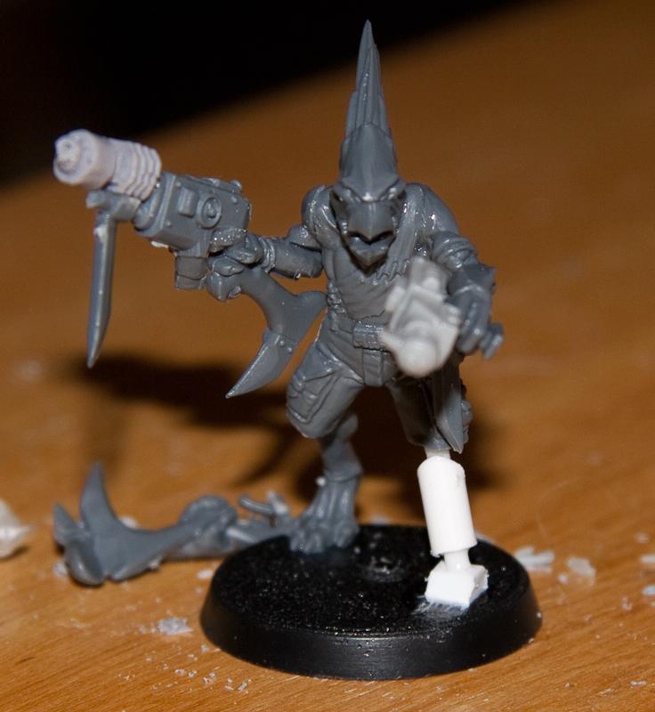 Kroot Mercenary, Kroot Mercenary view 1 (WIP)