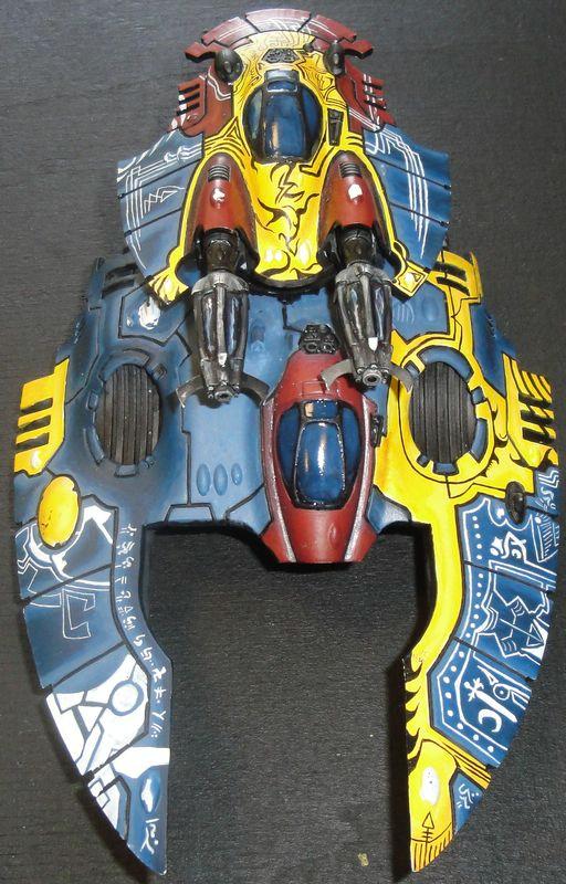 eldar nightspinner - whole frontsection of the right wing will be redone - looks clunky