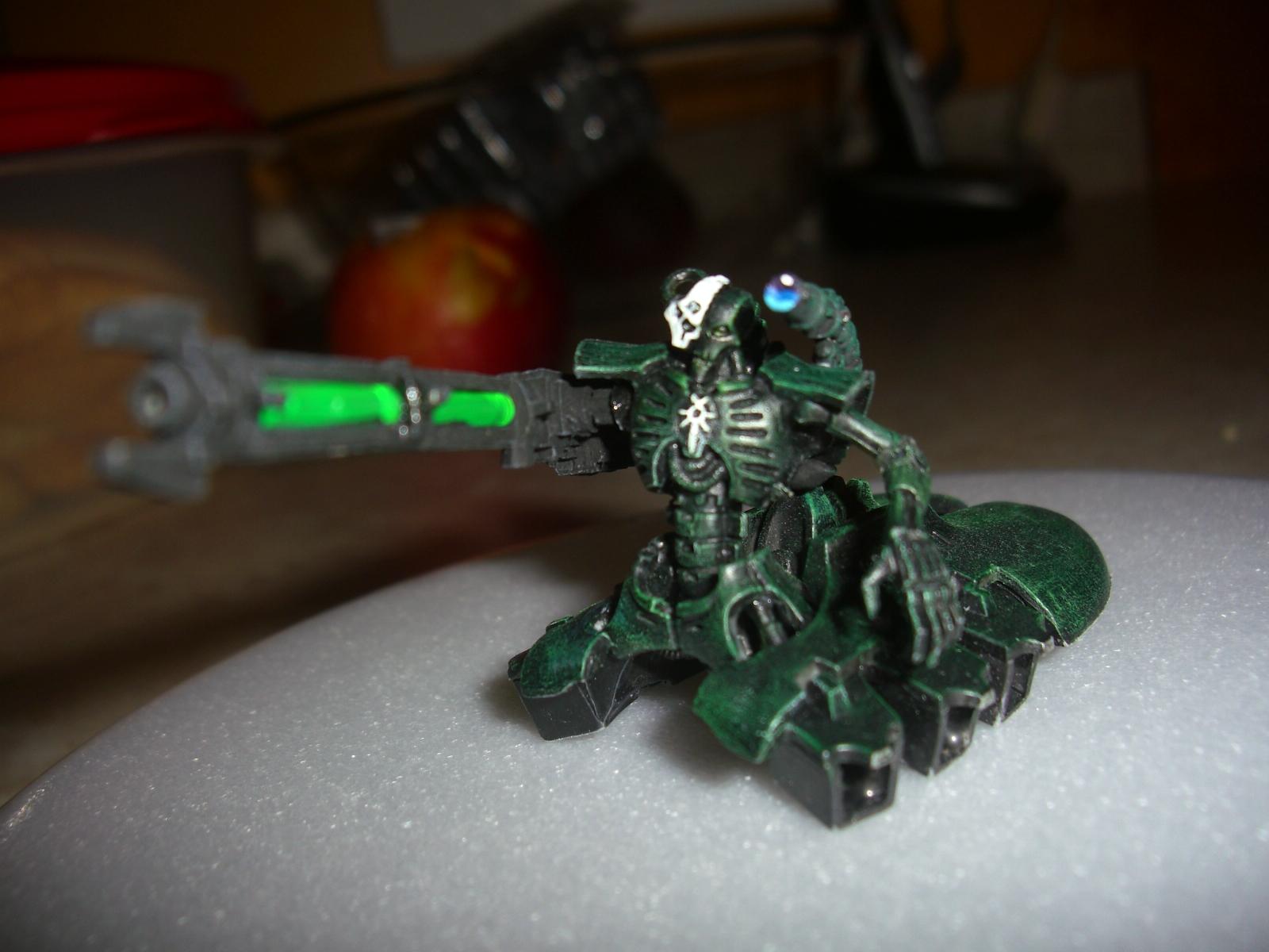 Destroyer, Green, Heavy, Necrons, Work In Progress
