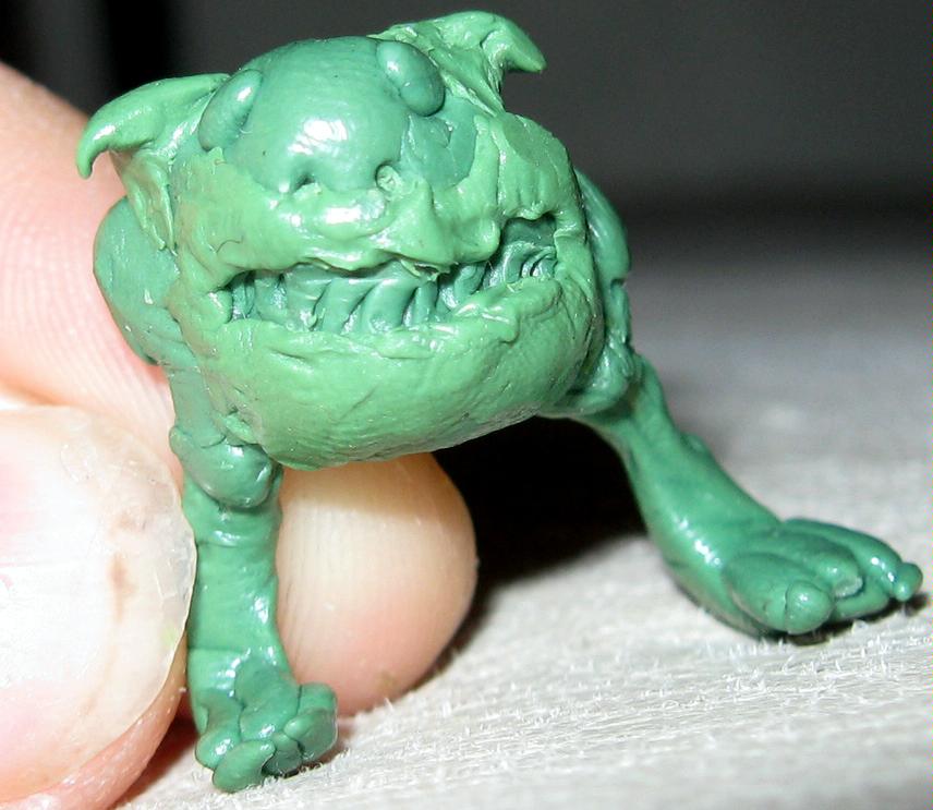 Greenstuff, Orks, Sculpting, Squigs