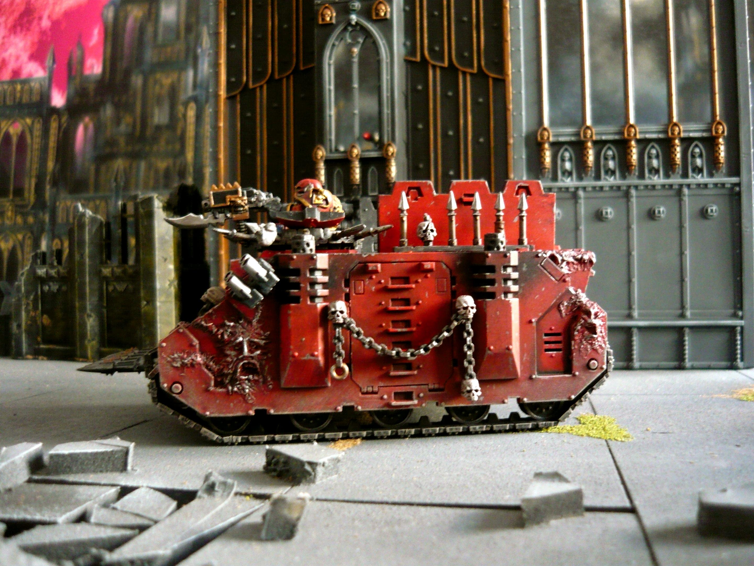 Berseker, Caos Rhino, Chaos, Chaos Rhino, Khorne, Renegade, Space Marines, Warhammer 40,000