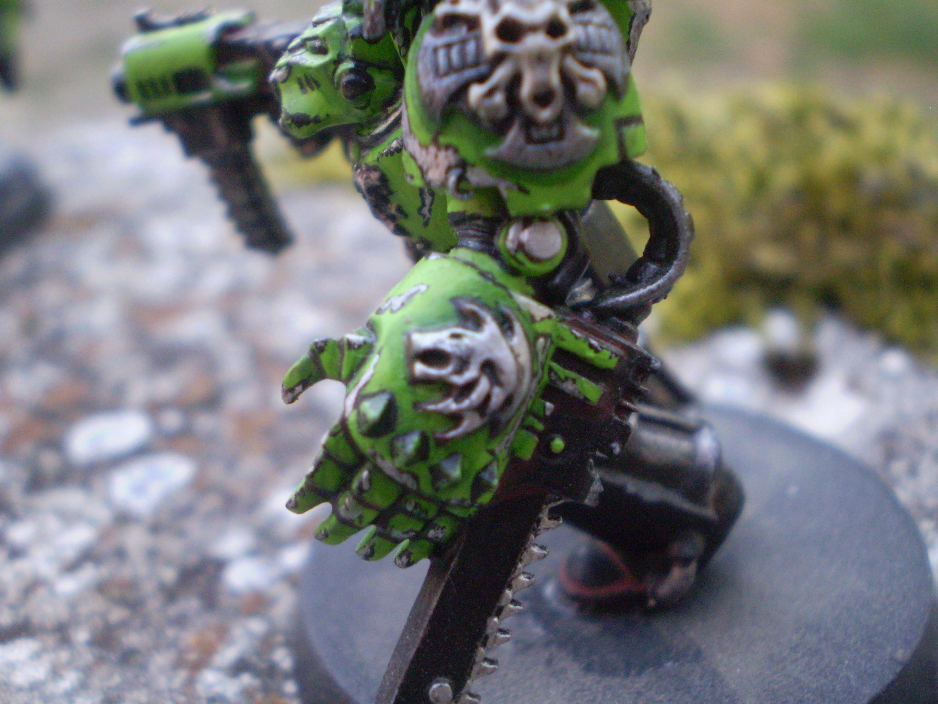 Battle Damage, Green, Space Marines, Terminator Armor, Warhammer 40,000