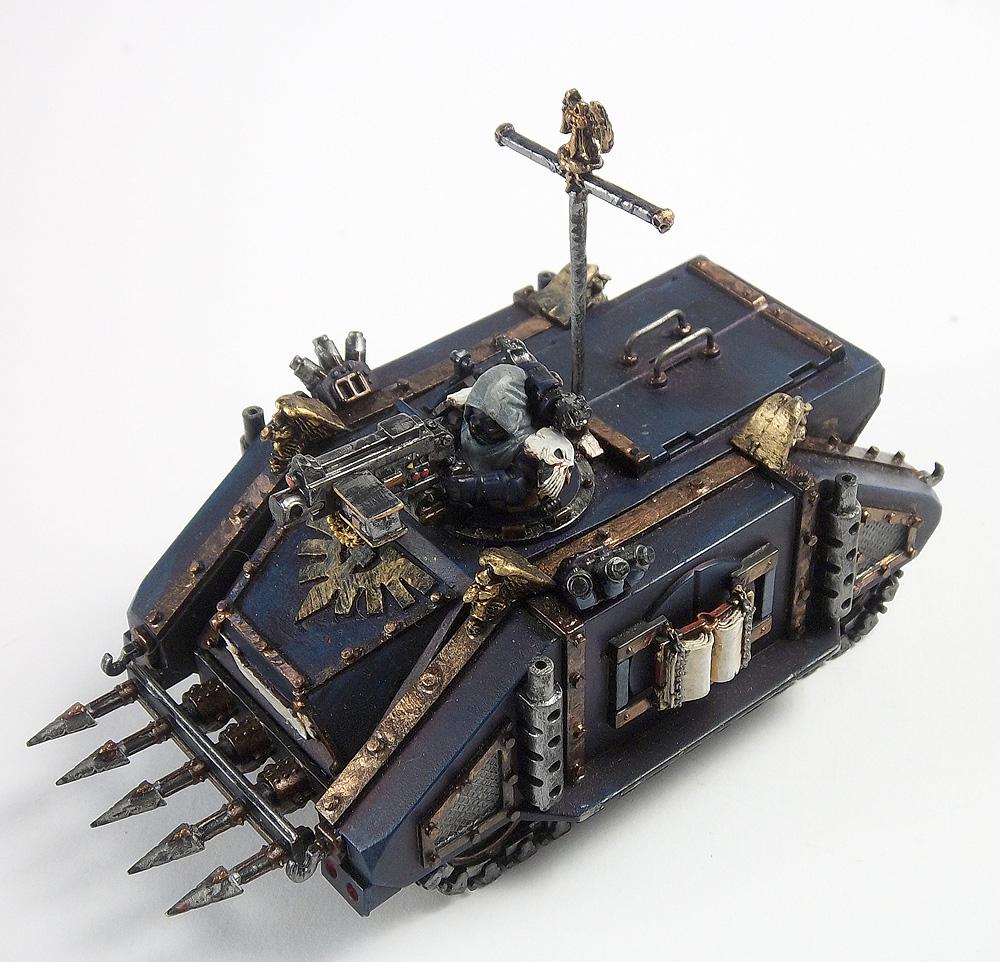 Chaos, Dark Angels, Fallen Angel, Rhino, Space Marines