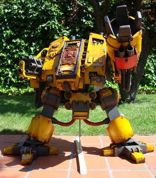 Dreadnought, Imperial Fists, Space Marines, True Scale