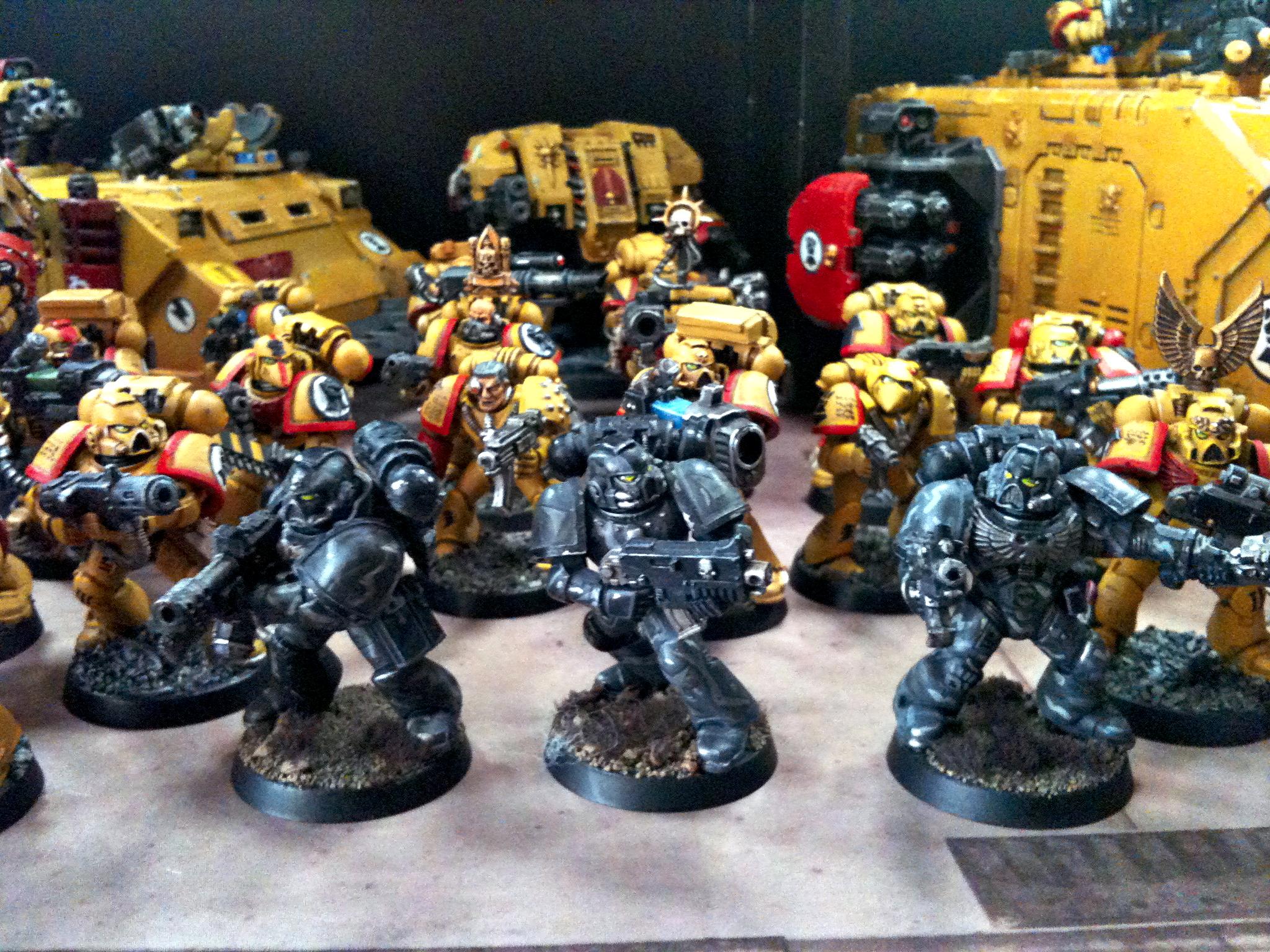 Imperial Fists, Land, Land Raider, Land Speeder, Space, Space Marines, Speeder, Techmarine, Terminator Armor, Terrain, Typhon, Warhammer 40,000