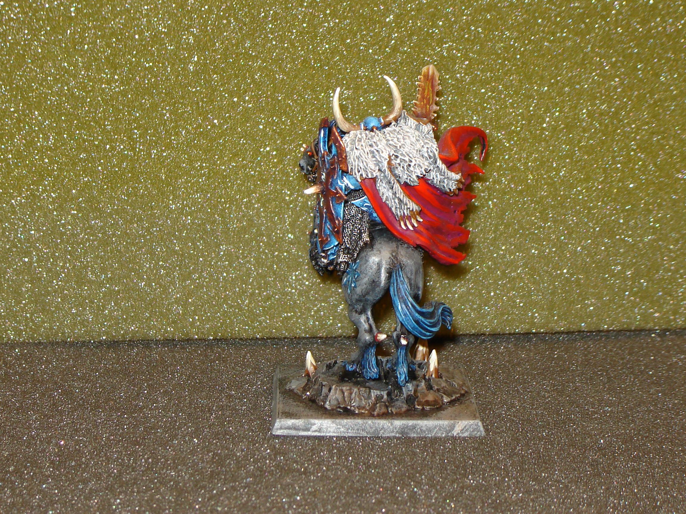 My Chaos Lord ... the General of my army ... his red cloak is "special" :)