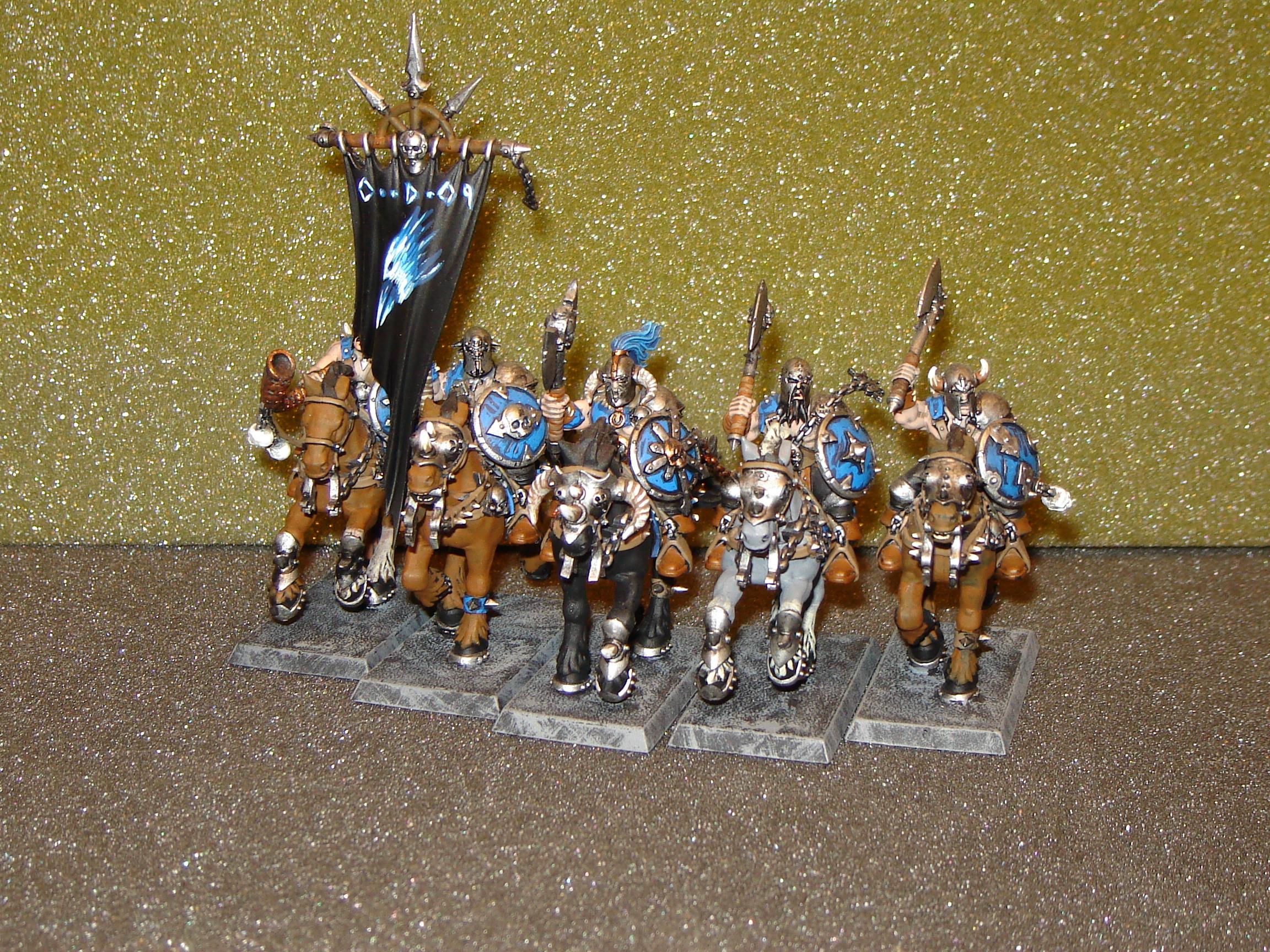 My flanking marauder horsemen