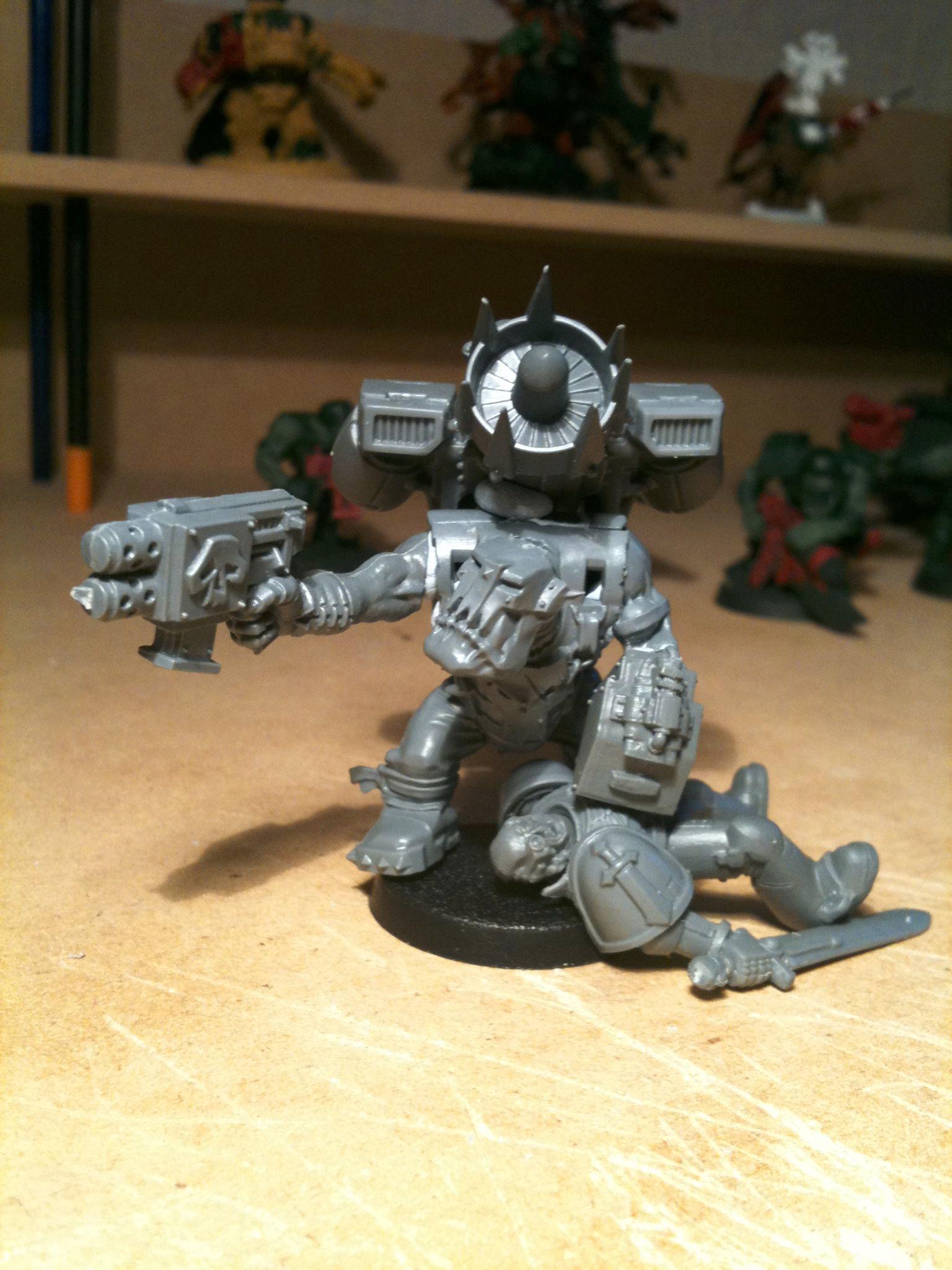 Da Dark Angelz, Nob, Orks, Stormboy, Stormboyz, Work In Progress
