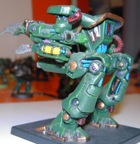 Chaos, Chaos Space Marines, Conversion, Dead, Dreadnought, Hellbrute, Iron Hands, Metal, Painted, Scratch, Scratch Build, Senes Antiqua, Senex, Space Marines