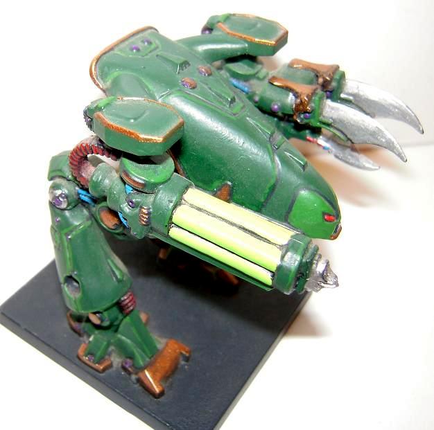 Chaos, Chaos Space Marines, Conversion, Dead, Dreadnought, Hellbrute, Iron Hands, Metal, Painted, Scratch, Scratch Build, Senes Antiqua, Senex, Space Marines
