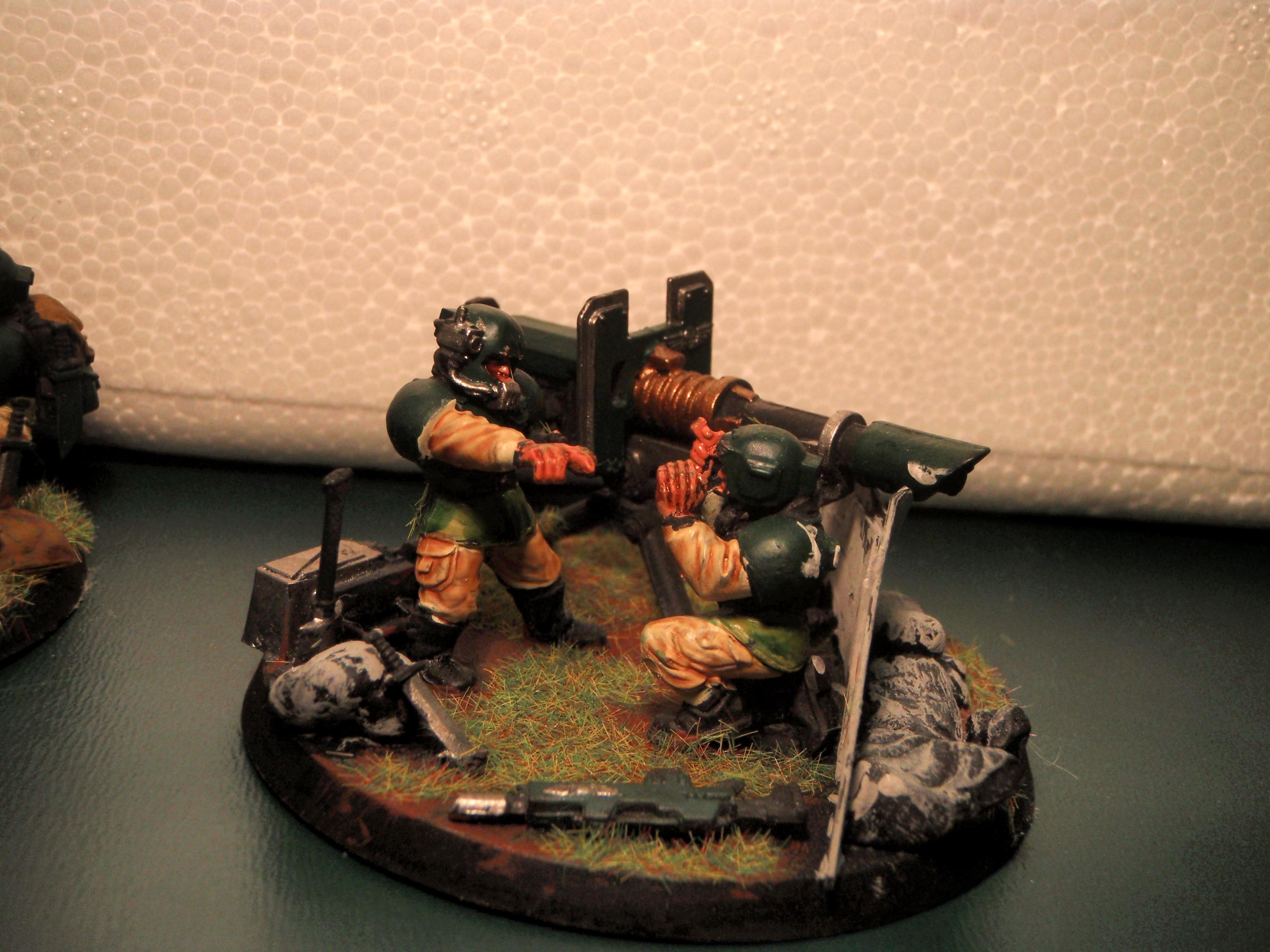 Cadians, Heavy Weapons Team, Imperial Guard, Warhammer 40,000