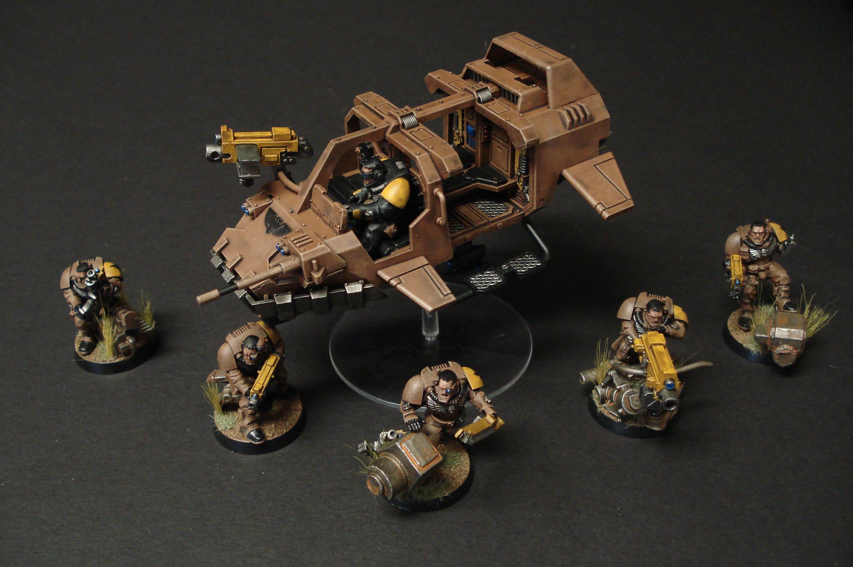 Land Speeder, Scouts, Space Marines