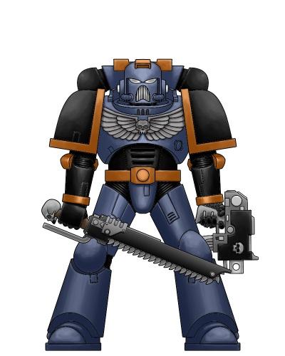 Space Marine color scheme