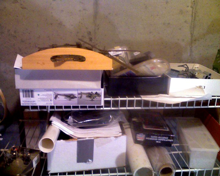 Bench, Workshop, Workbench shelves
