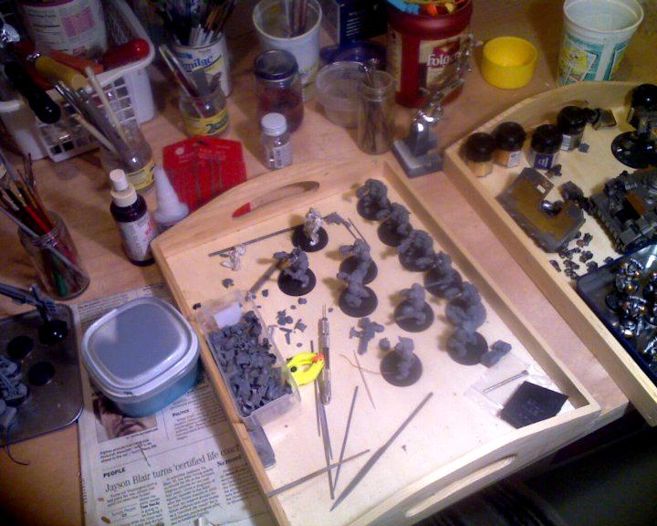 Bench, Workshop, Project trays