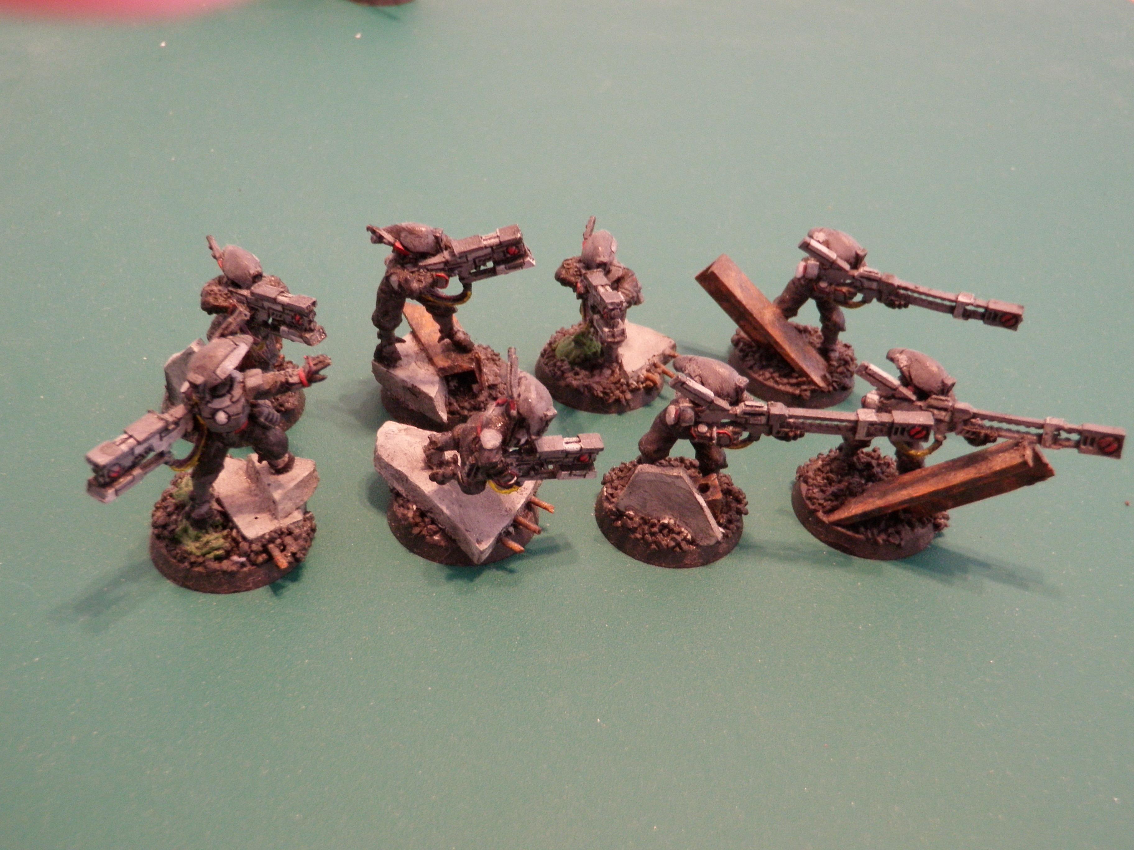 Pathfinders, Rail Rifles, Tau, Urban Base