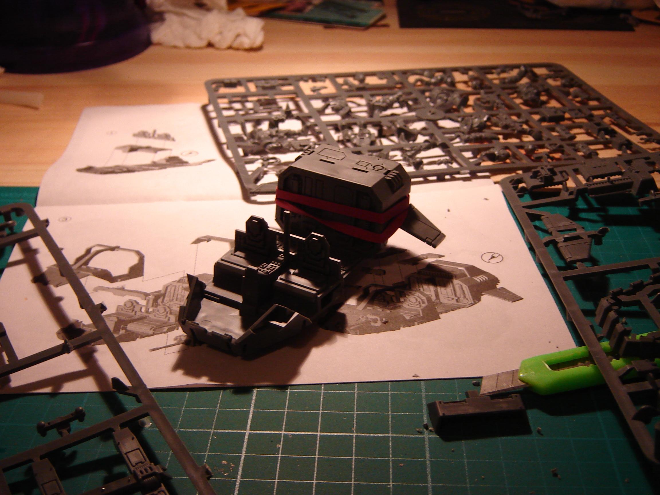 Land Speeder Storm first glueing..
