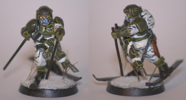 Cadians, Imperial Guard, Ski, Snow