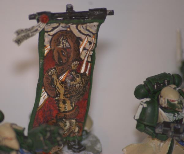 Banner, Dark Angels, Space Marines, Warhammer 40,000