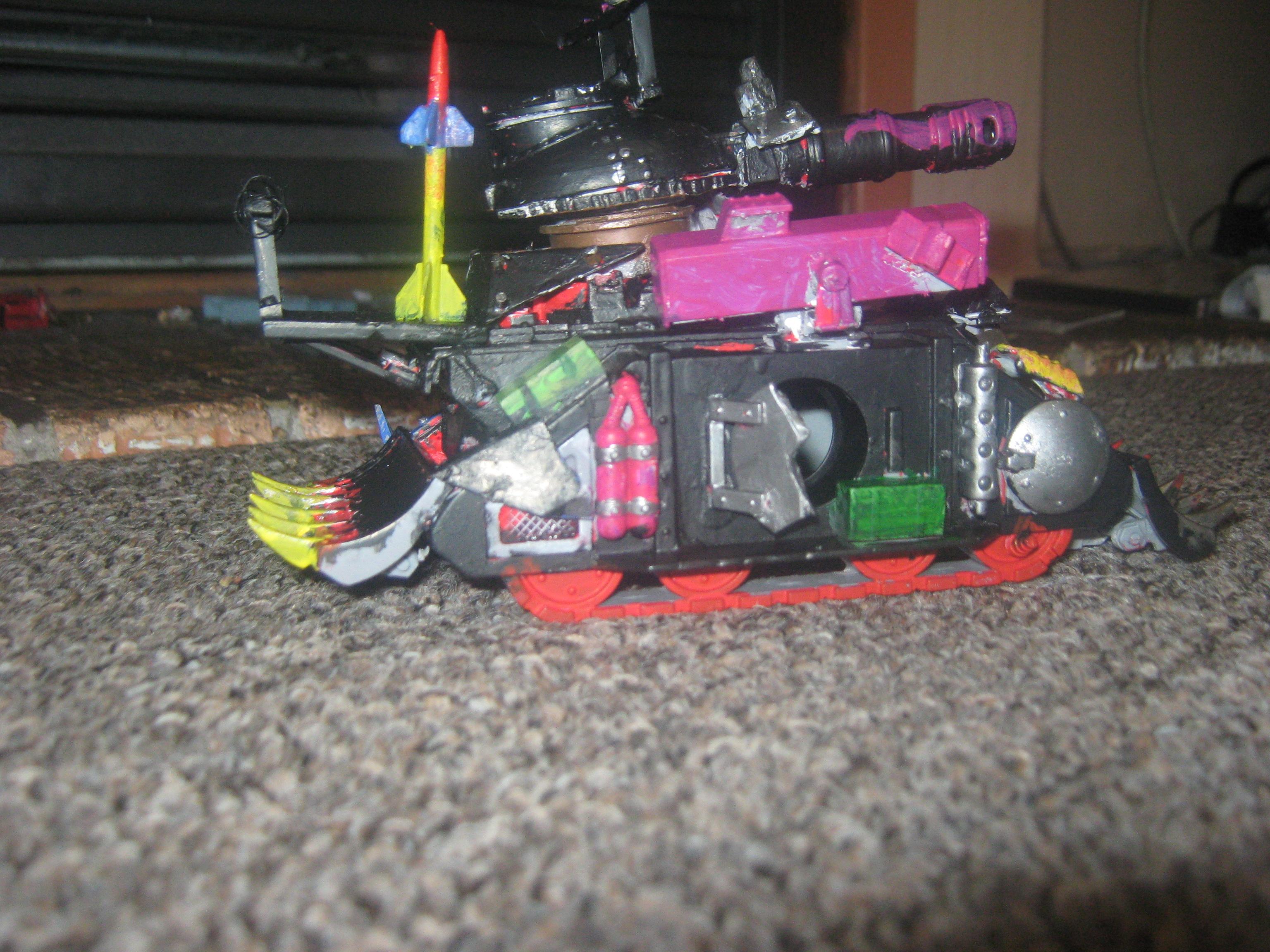 Coversion, Looted, Orks, Tank, Warhammer 40,000