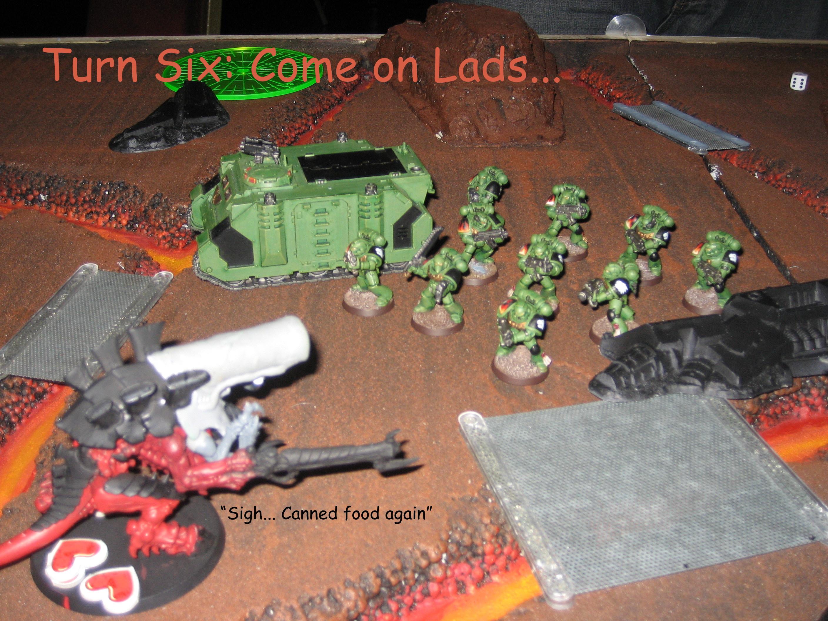 Caption, Nids, Space Marines