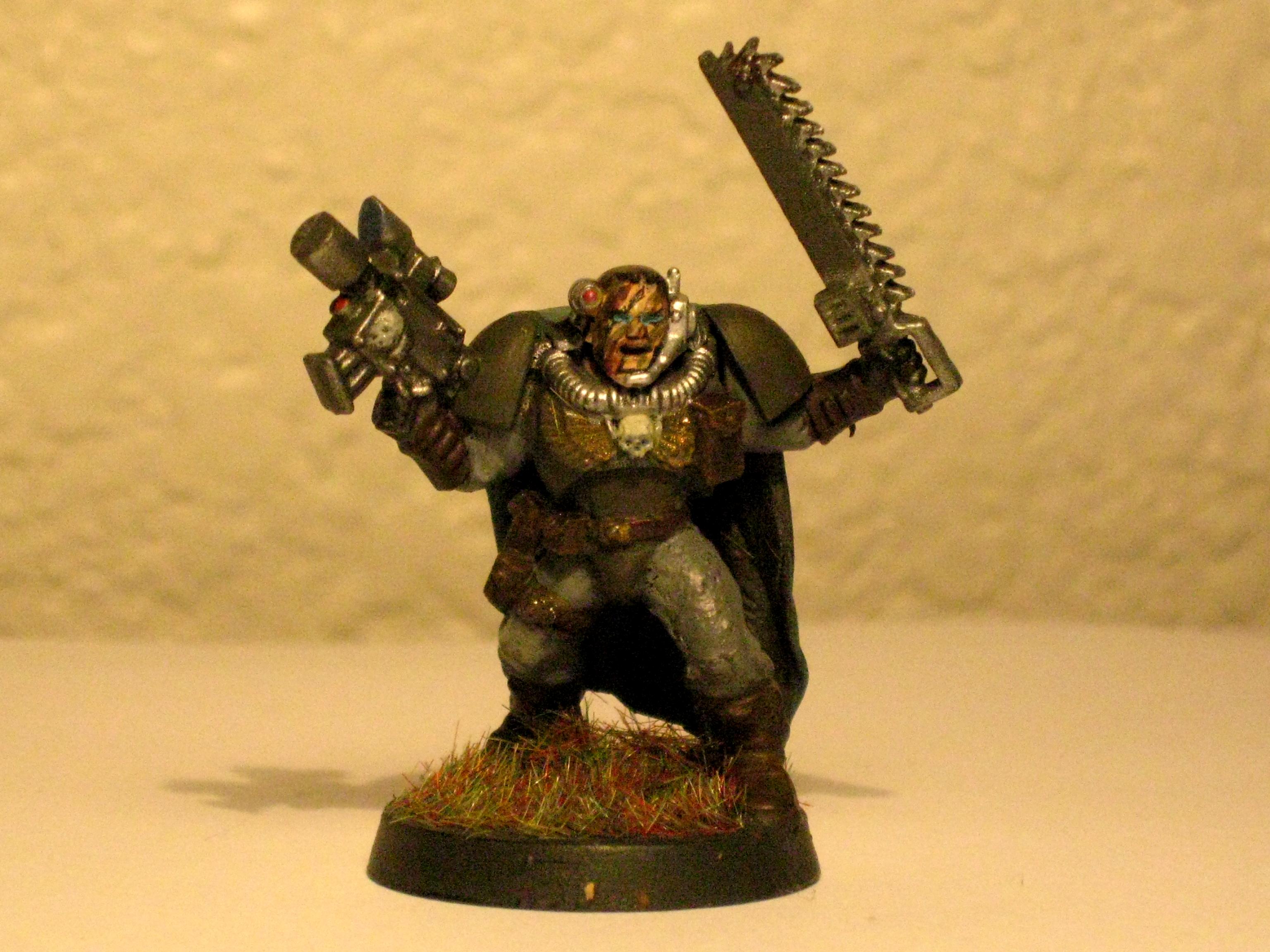 Greenstuff, Scout Sniper Capt, Scouts, Sm Scout, Snipers, Space Marines
