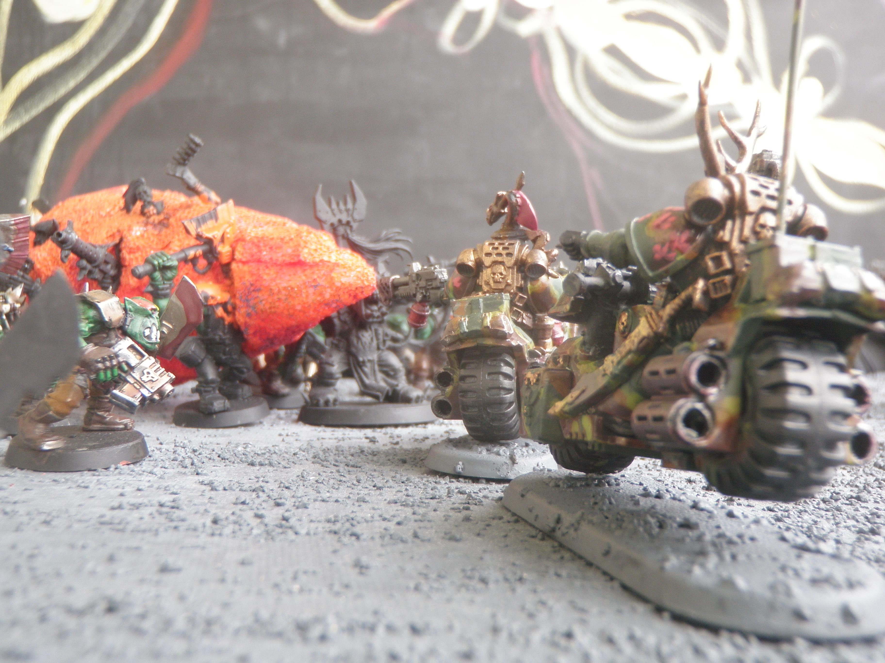 Bike, Camouflage, Flamer, Rowdies, Space Marines