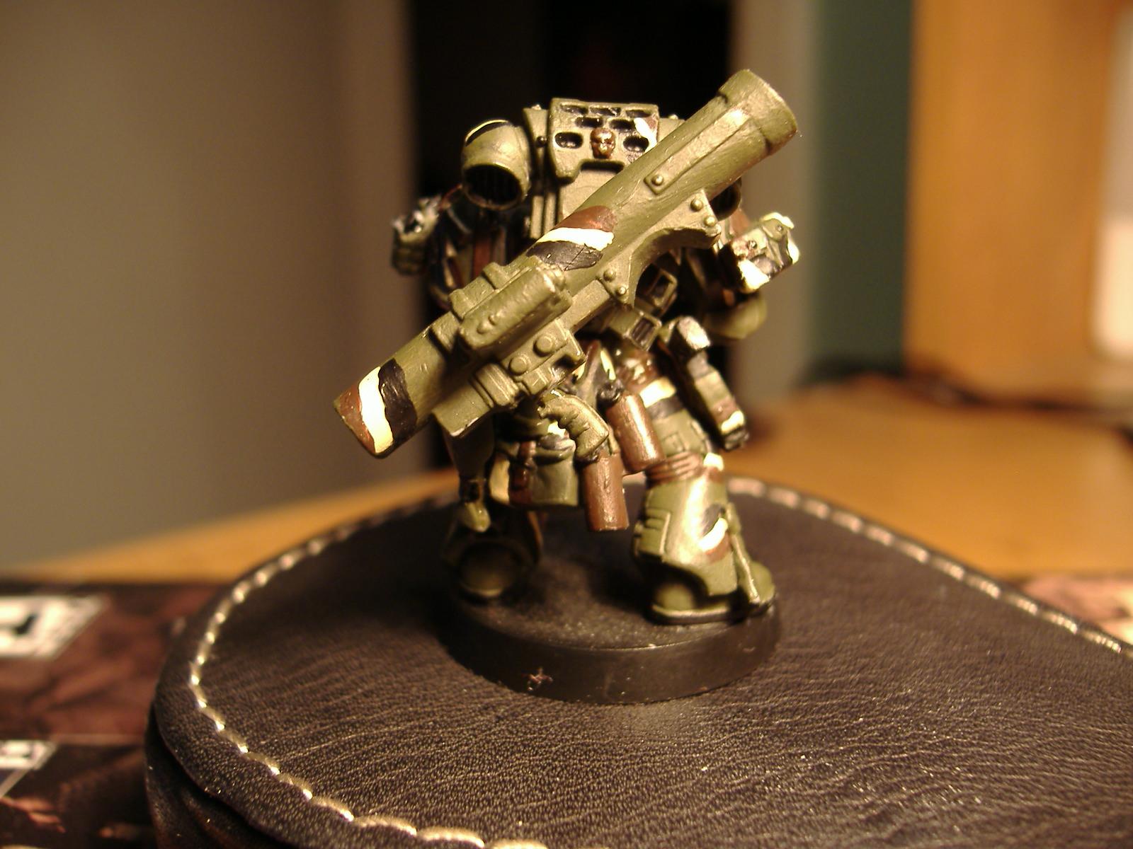 Launcher, Missile, Rear, Space, Space Marines