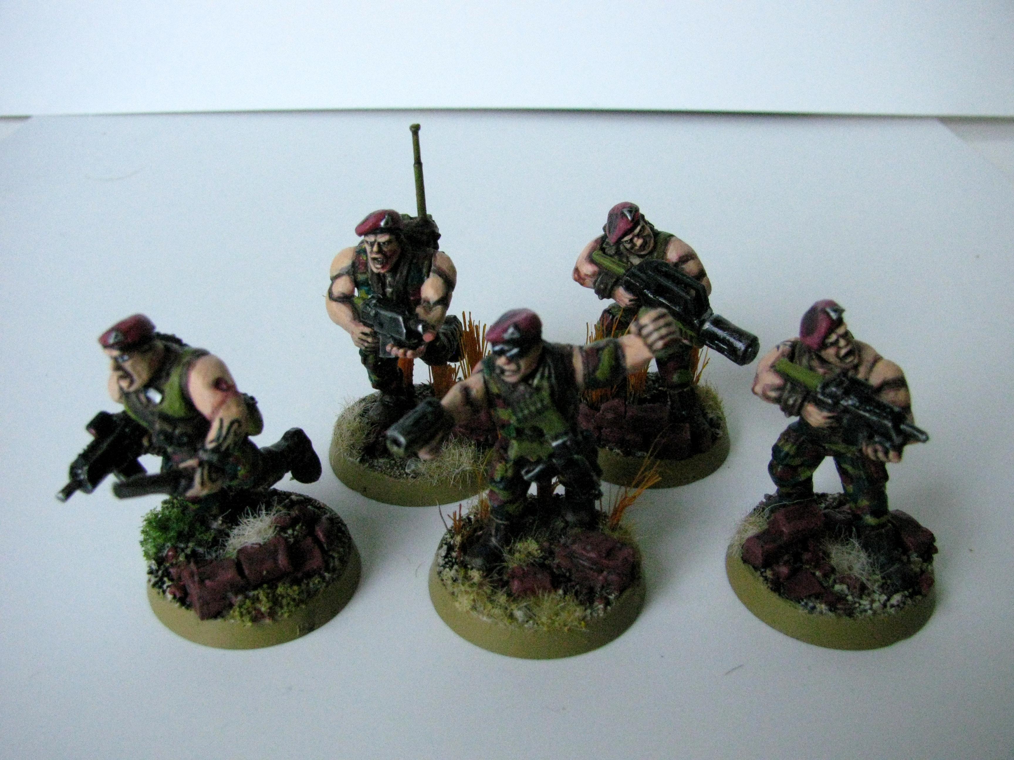 3rd, Belgium, Camouflage, Conversion, Darkon, Imperial Guard, Squad, Veteran, Warhammer 40,000, Work In Progress