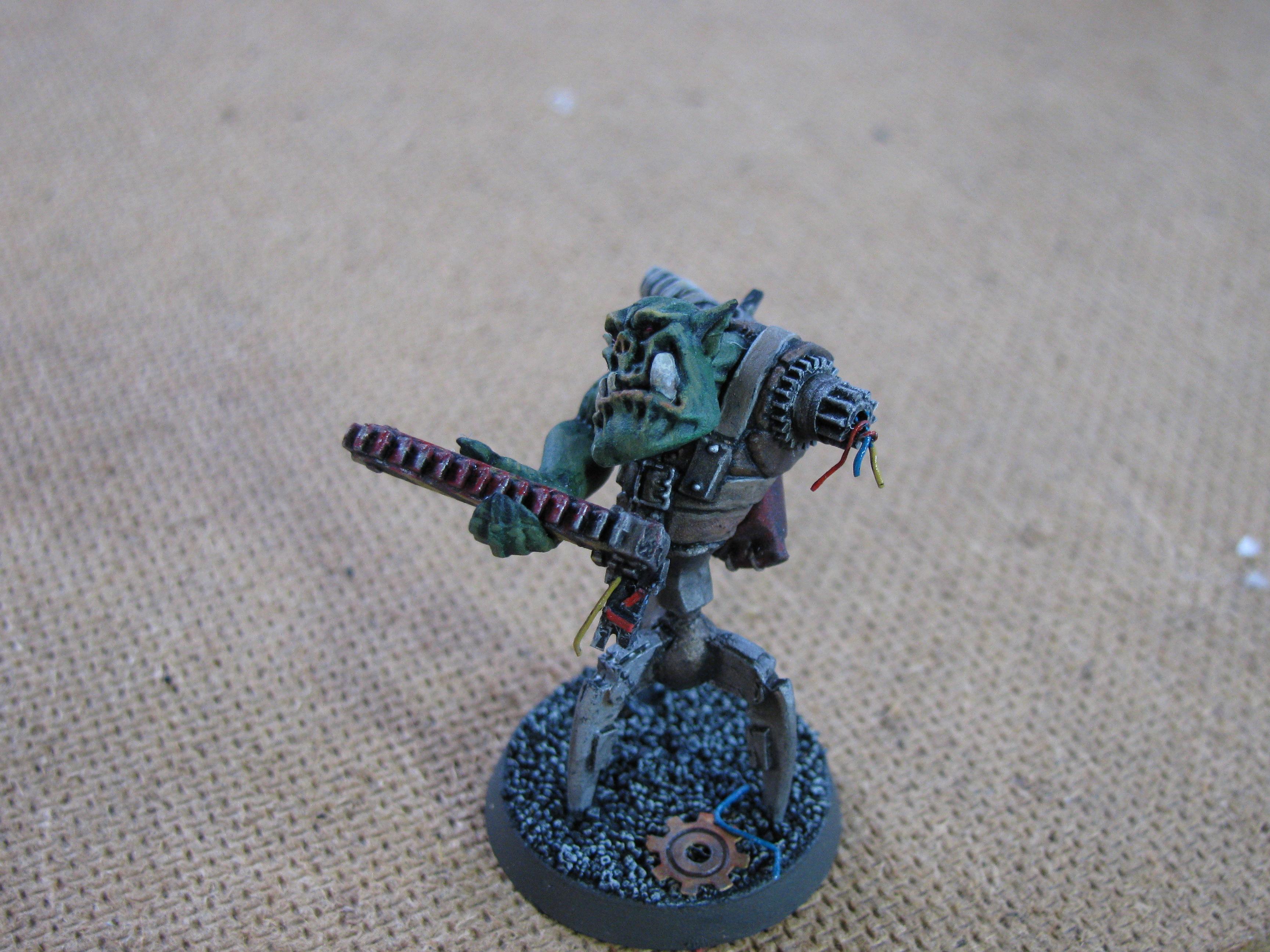 Conversion, Cyborks, Damaged, Orks, Warhammer 40,000