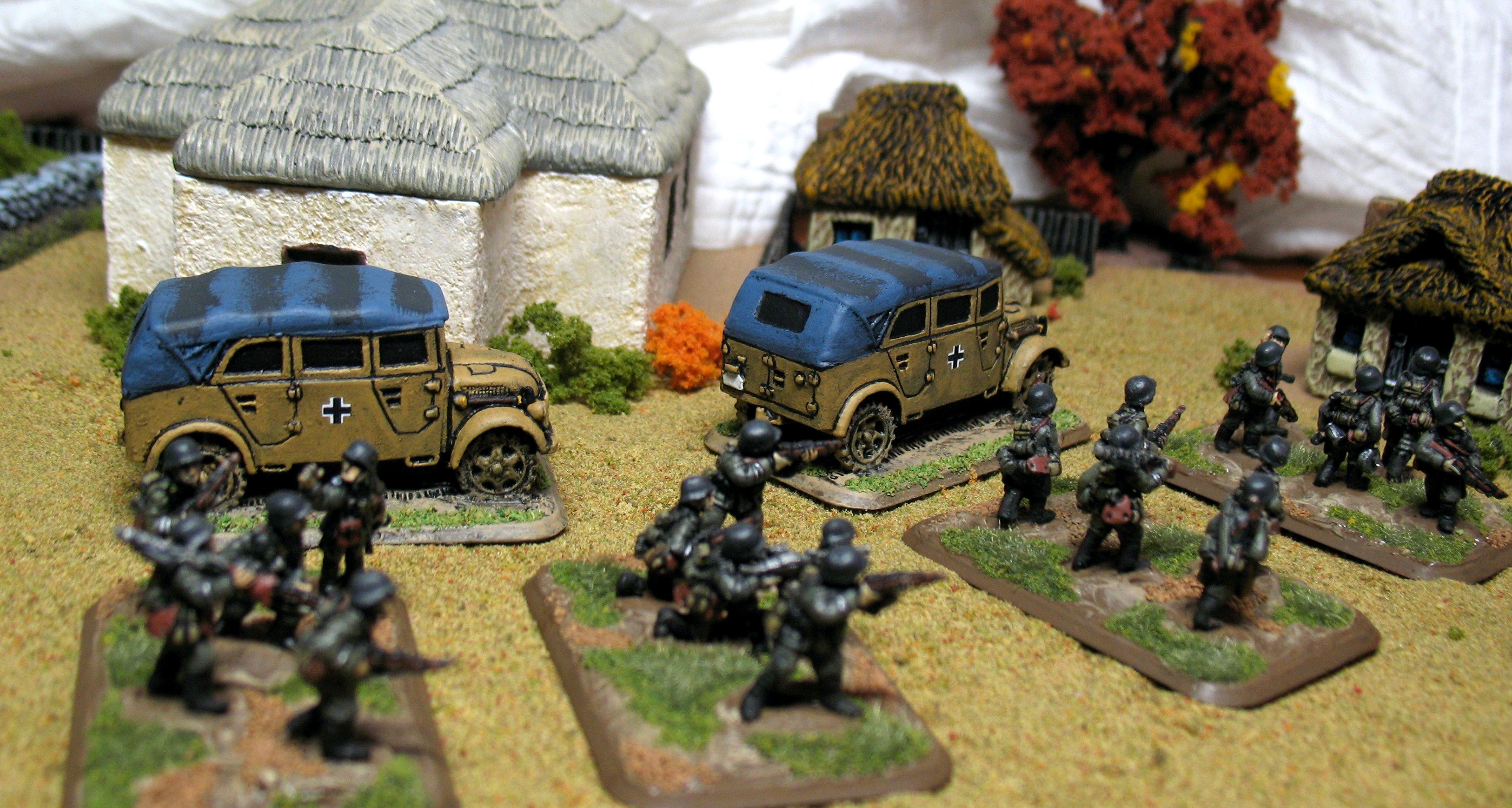 Flames Of War, Germans, Infantry, Panzergrenadiers, World War 2