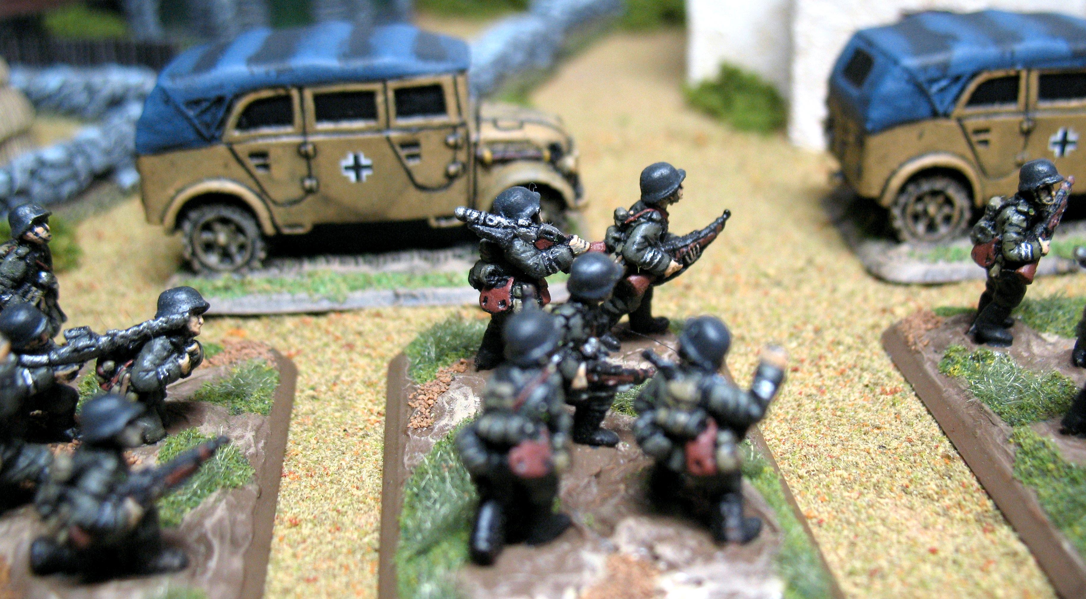 Flames Of War, Germans, Infantry, Panzergrenadiers, World War 2
