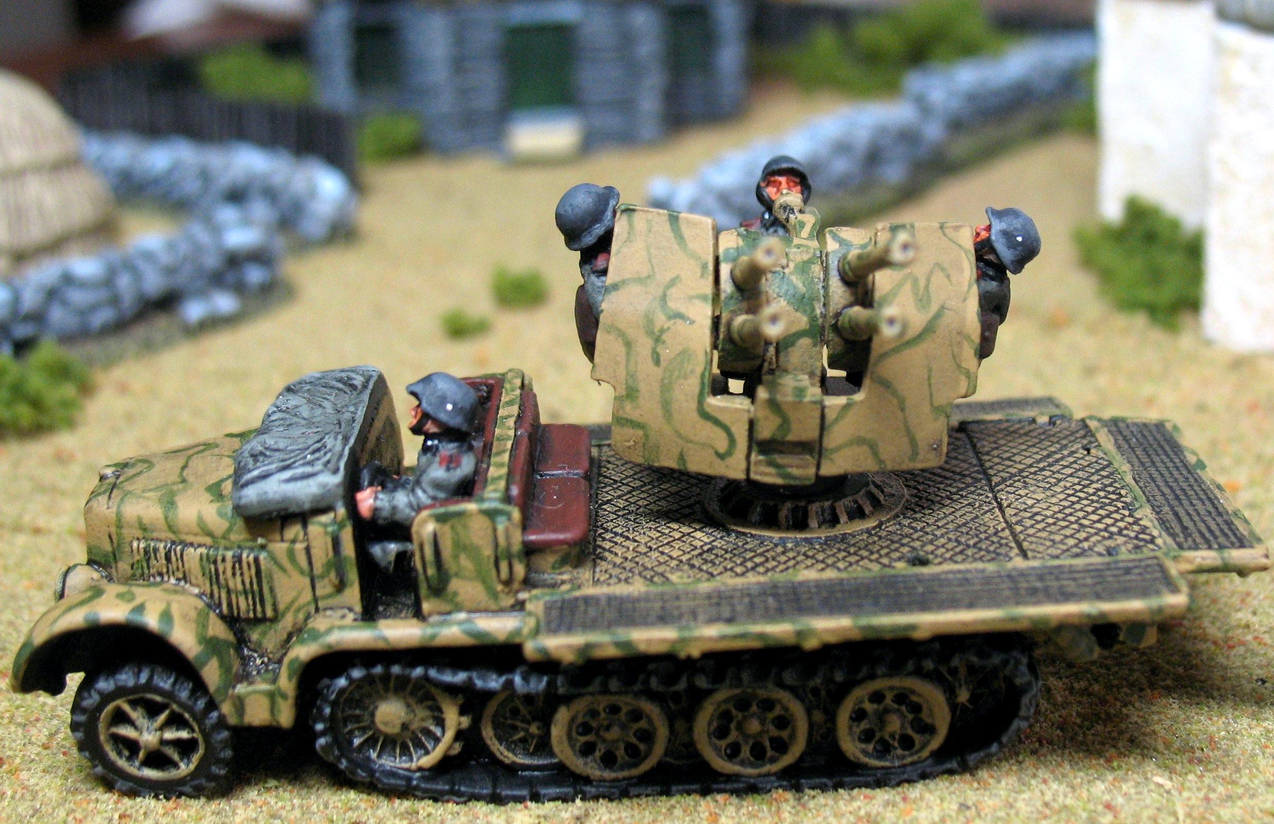 Aa, Flakvierling, Flames Of War, Germans, World War 2