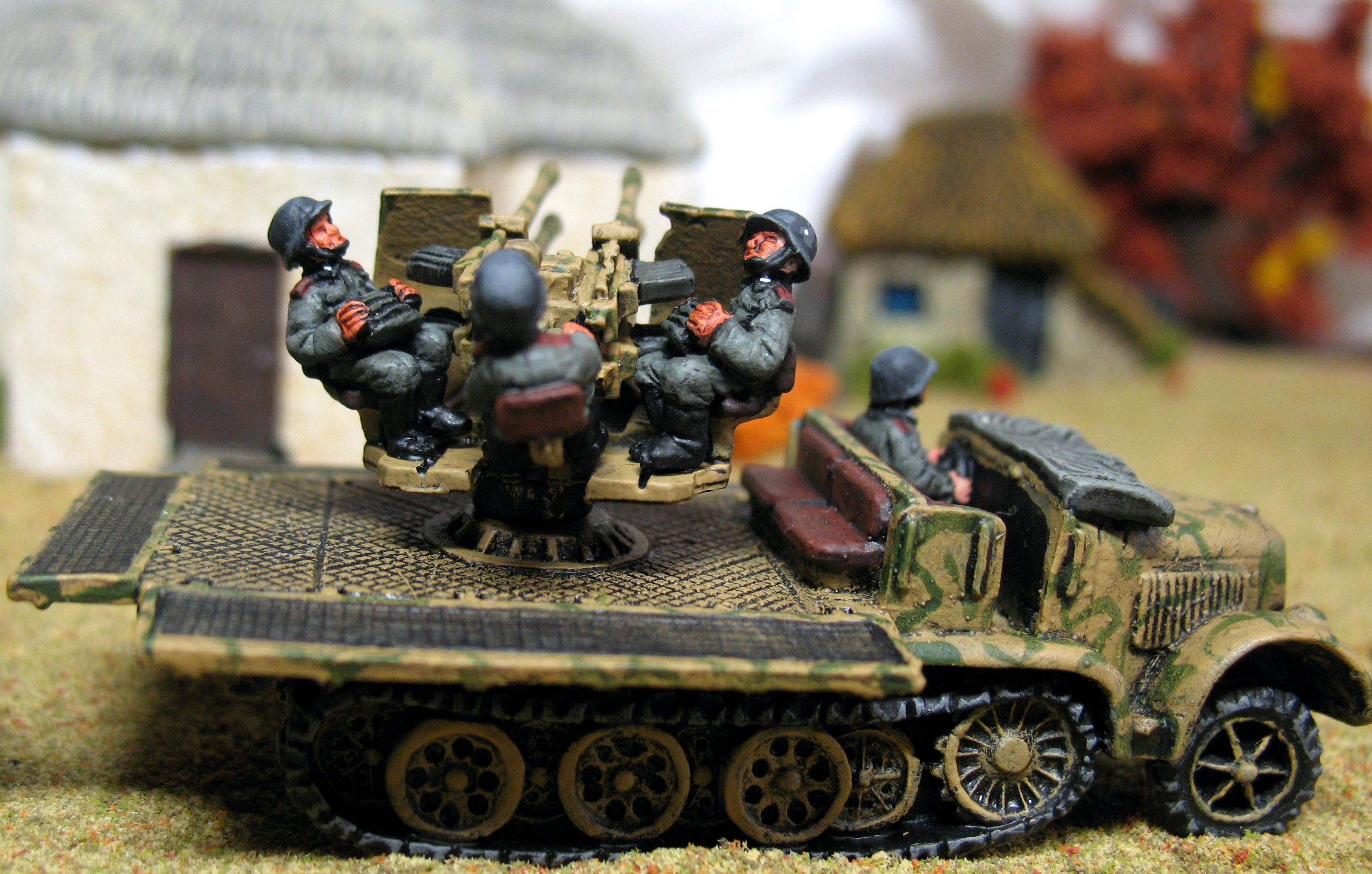 Aa, Flakvierling, Flames Of War, Germans, World War 2