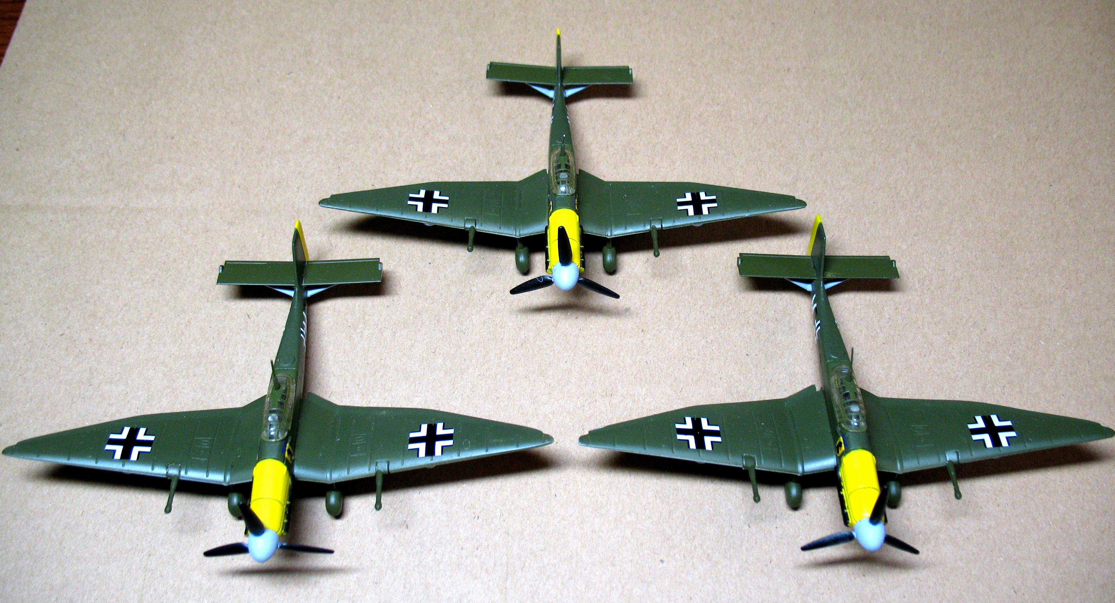Flames Of War, Germans, Ju-87d, Model Power, World War 2