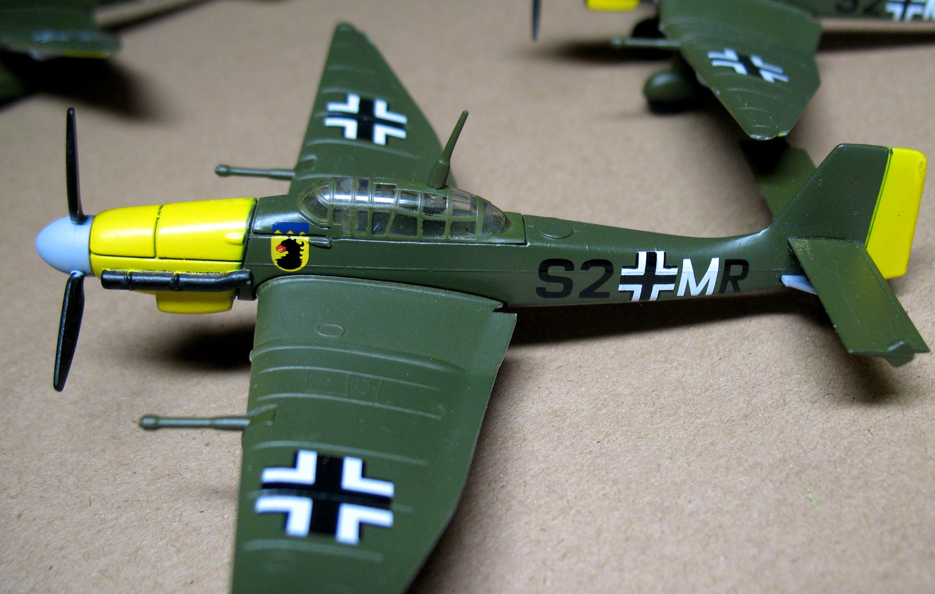 Flames Of War, Germans, Ju-87d, Model Power, World War 2