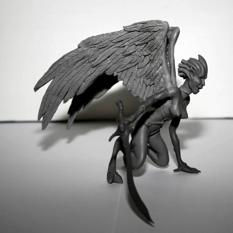Chaos, Female, Slaanesh, Topless, Wing