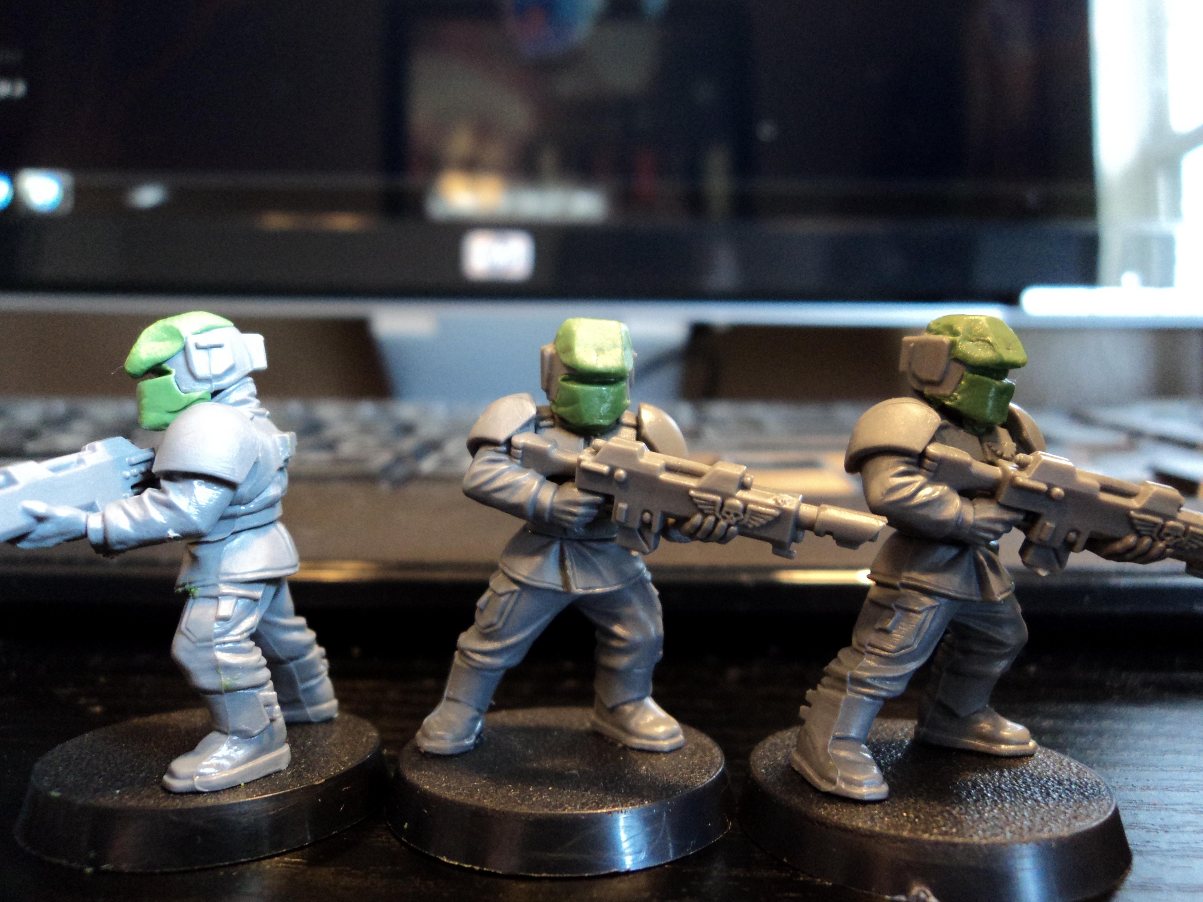 Cadians, Conversion, Greenstuff, Imperial Guard, Warhammer 40,000