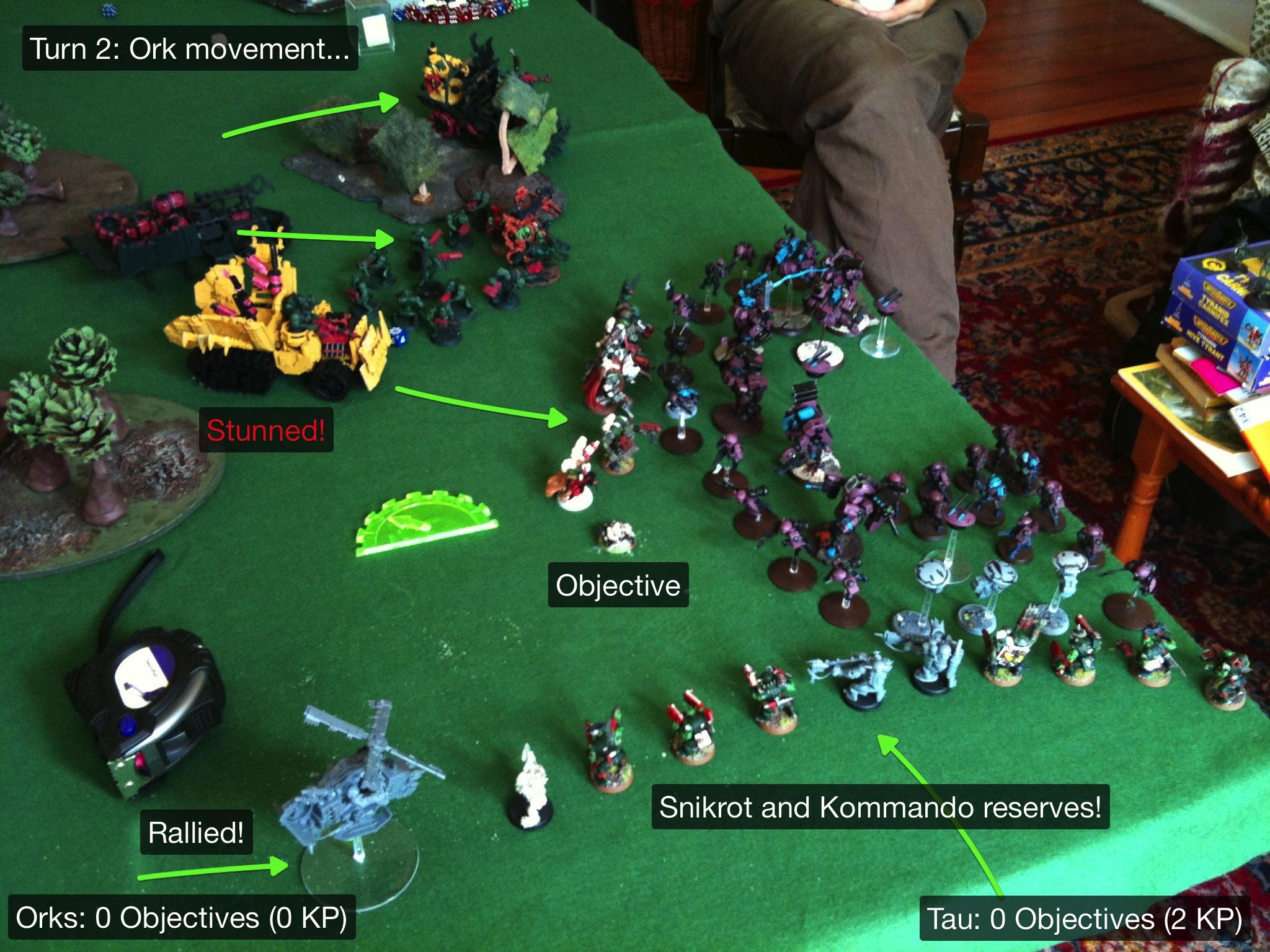 Battle Report, Da Ork Angelz, El Quixo, Orks, Tau