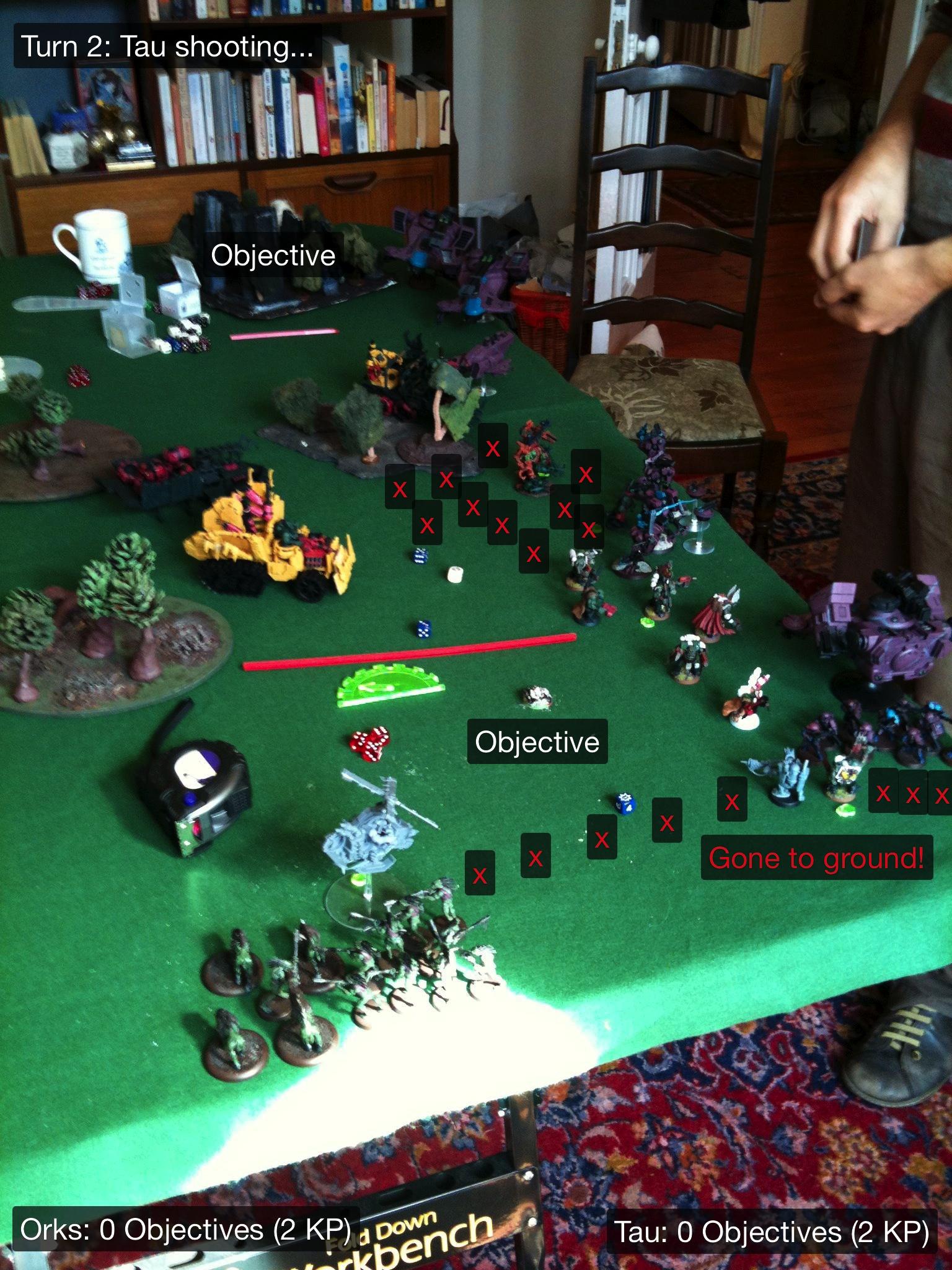 Battle Report, Da Ork Angelz, El Quixo, Orks, Tau