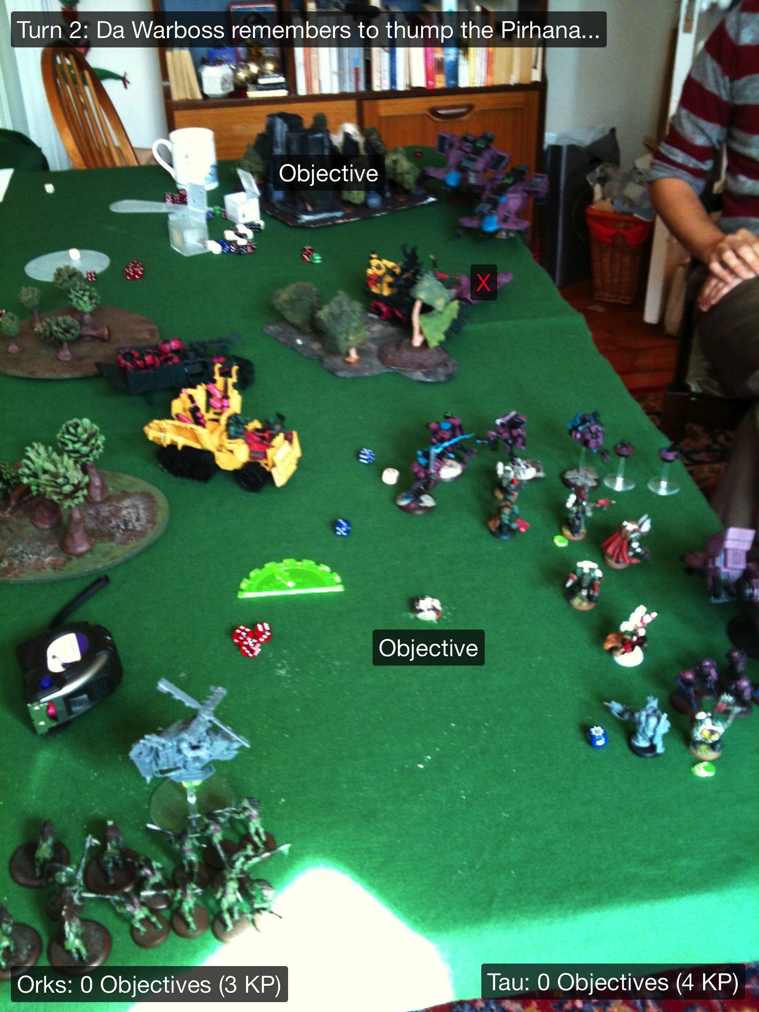 Battle Report, Da Ork Angelz, El Quixo, Orks, Tau